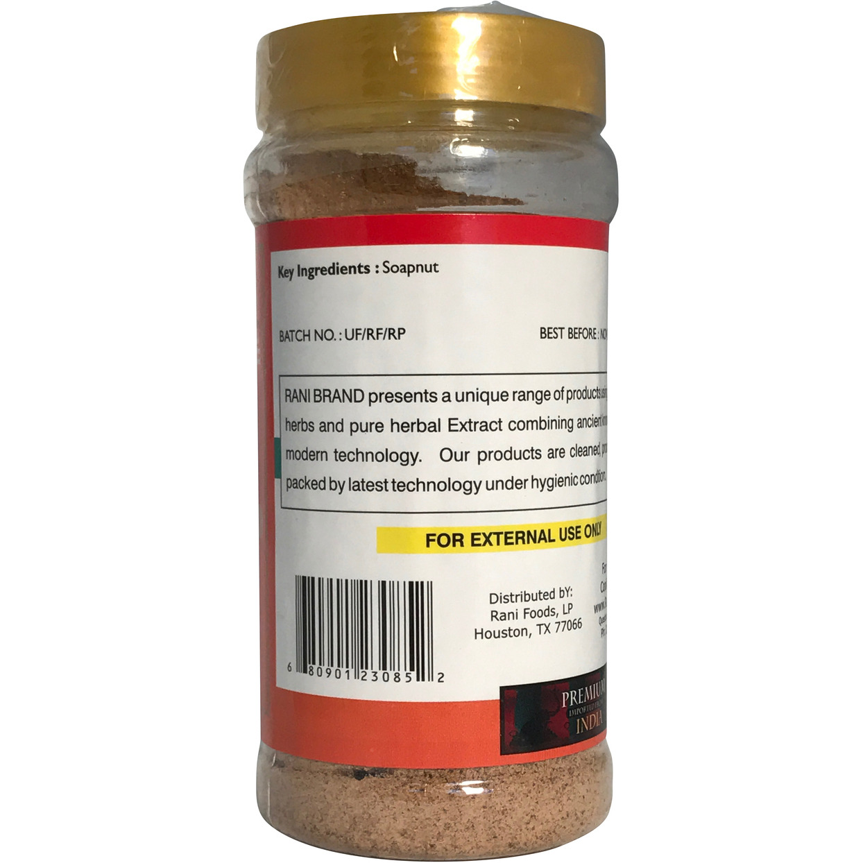 Rani Reetha (Soap Nut) Powder 7oz (200g) ~ Natural, Salt-Free | Vegan | No Colors | Gluten Friendly | NON-GMO | Indian Origin