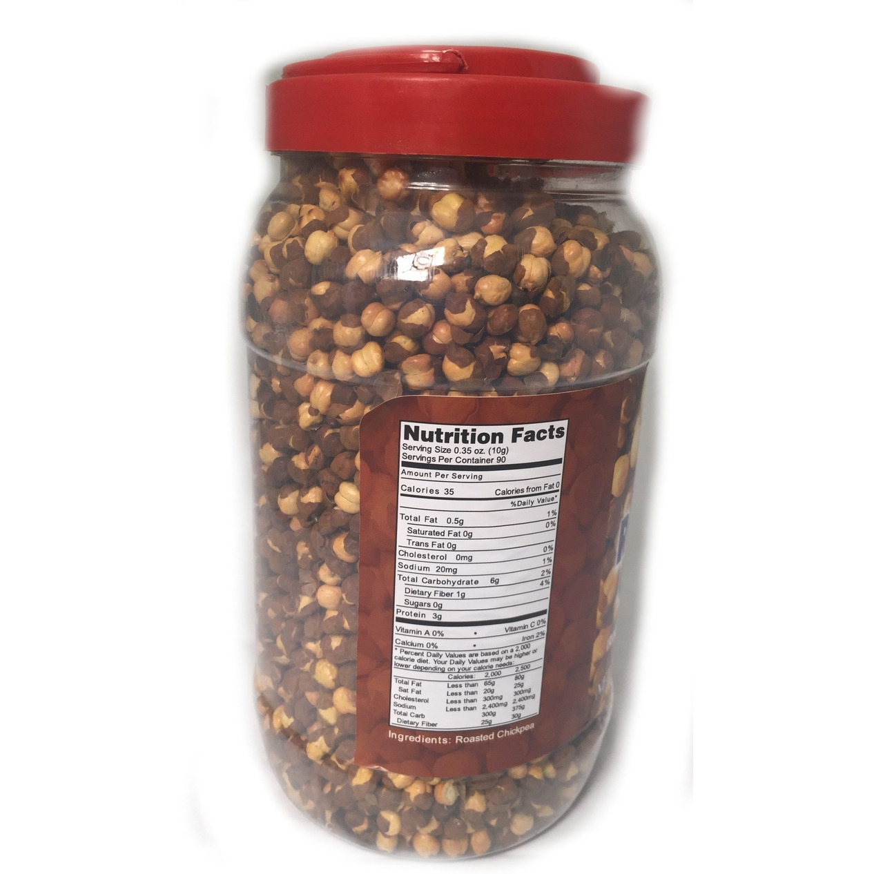 Rani Roasted Chana 2lb (32oz) PET Jar, Great Gluten Friendly Snack, Ready to Eat ~ All Natural | Vegan | No Preservatives | No Colors | Indian Origin