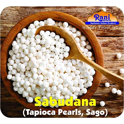 Rani Sabudana (Tapioca / Sago) Pearls 14oz (400g) ~ All Natural | Vegan | No Colors | NON-GMO | Indian Origin