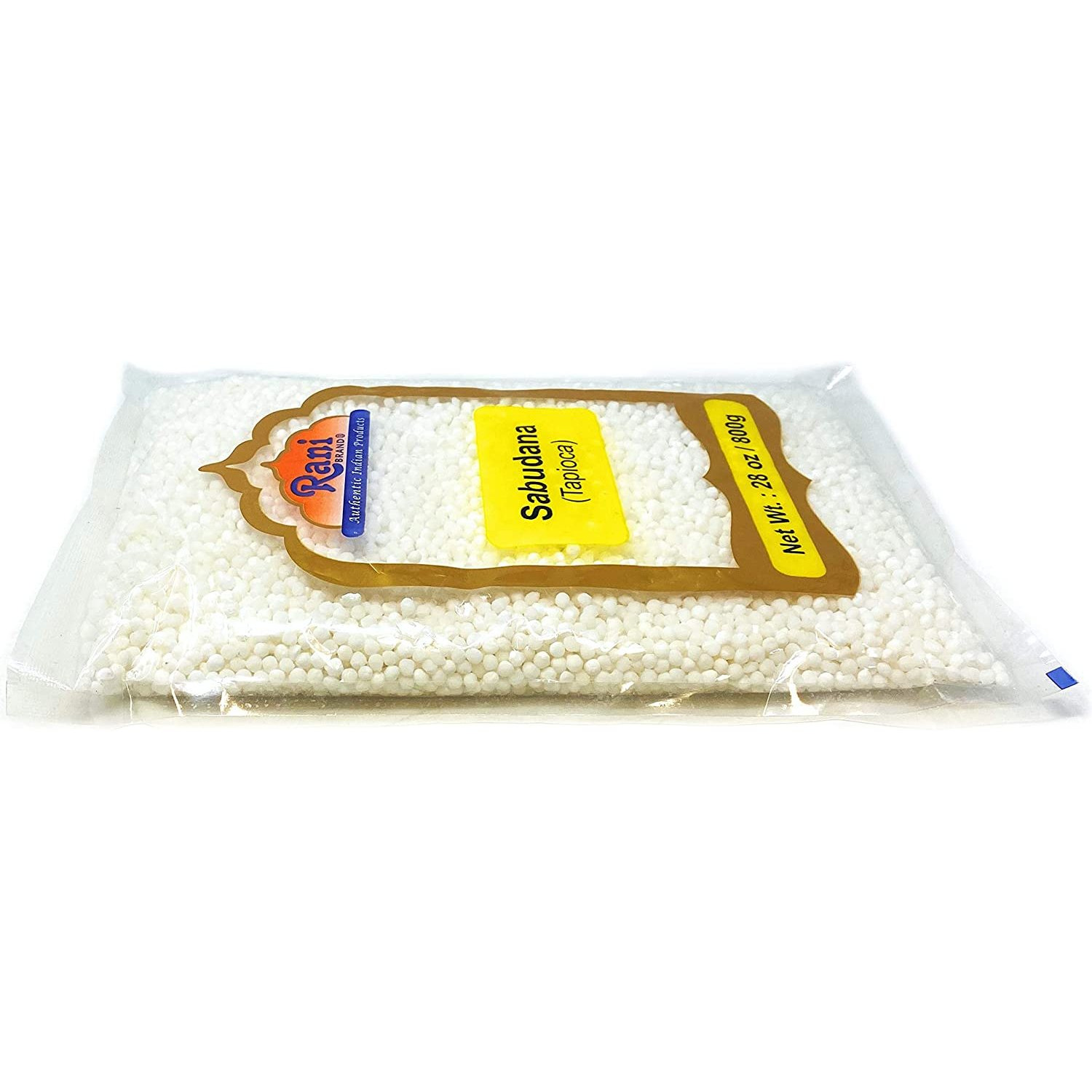 Rani Sabudana (Tapioca / Sago) Pearls 28oz (800g) ~ All Natural | Vegan | No Colors | NON-GMO | Indian Origin