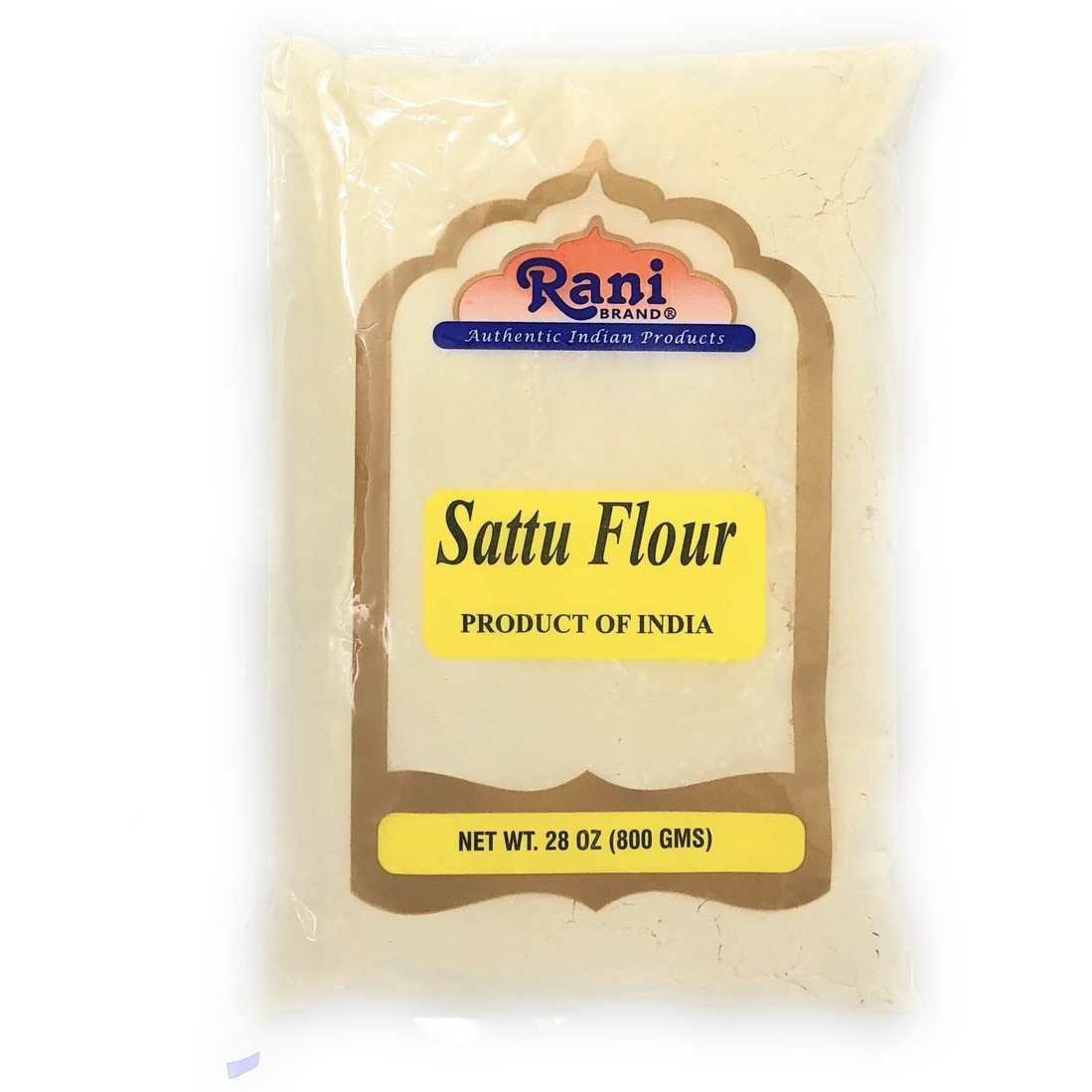 Rani Sattu Flour (Roasted Chana Gram) 28oz (800g) ~ Natural, Salt-Free | Vegan | No Colors | Gluten Friendly | NON-GMO | Indian Origin