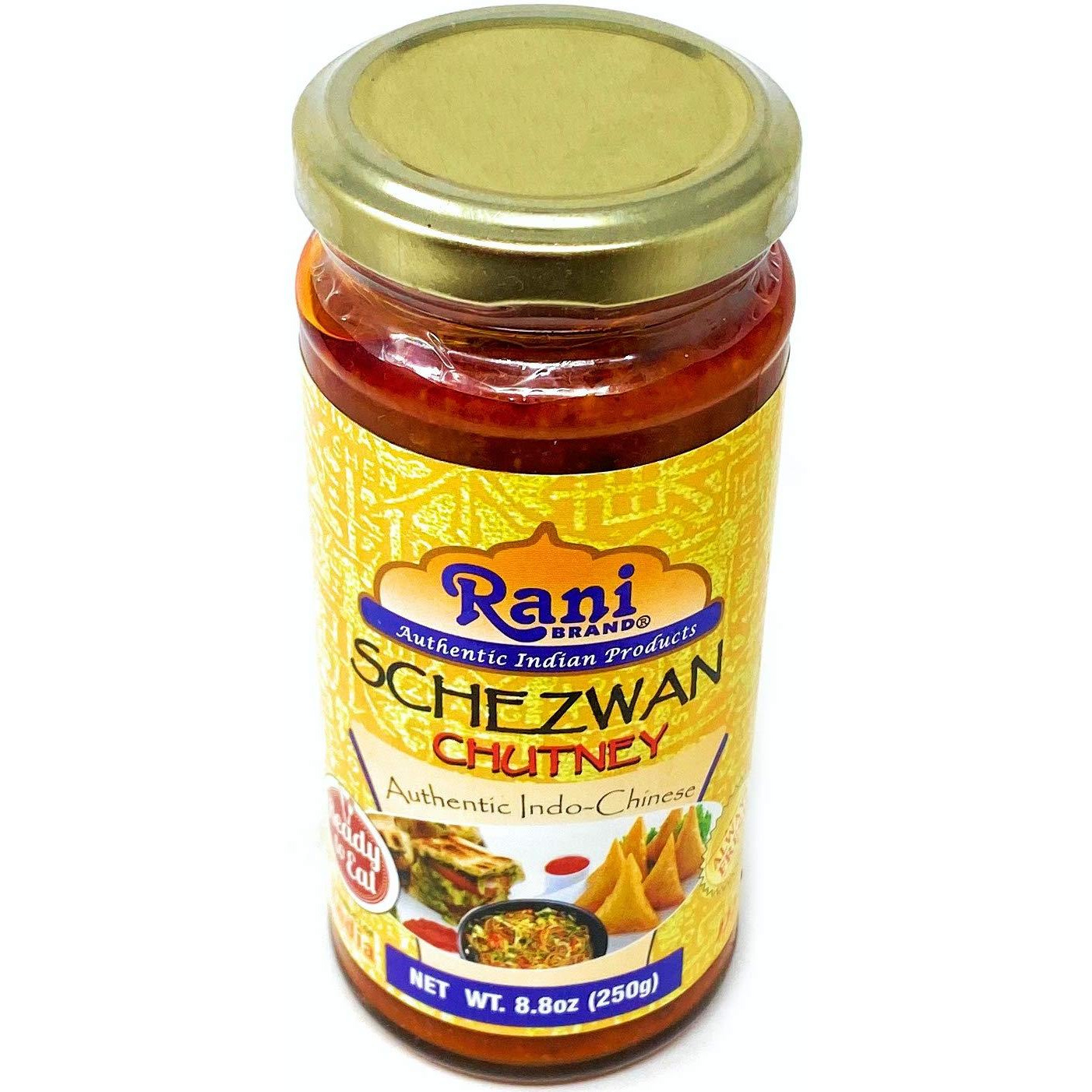 Rani Schezwan Chutney 8.8oz (250g) Glass Jar ~ No Colors | NON-GMO | Vegan | Gluten Friendly | Indian Origin (Indo-Chinese)