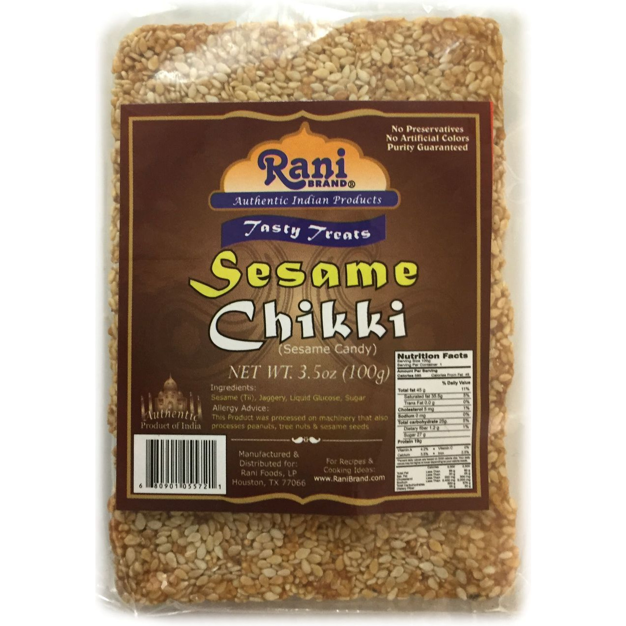 Rani Sesame Chikki 100G
