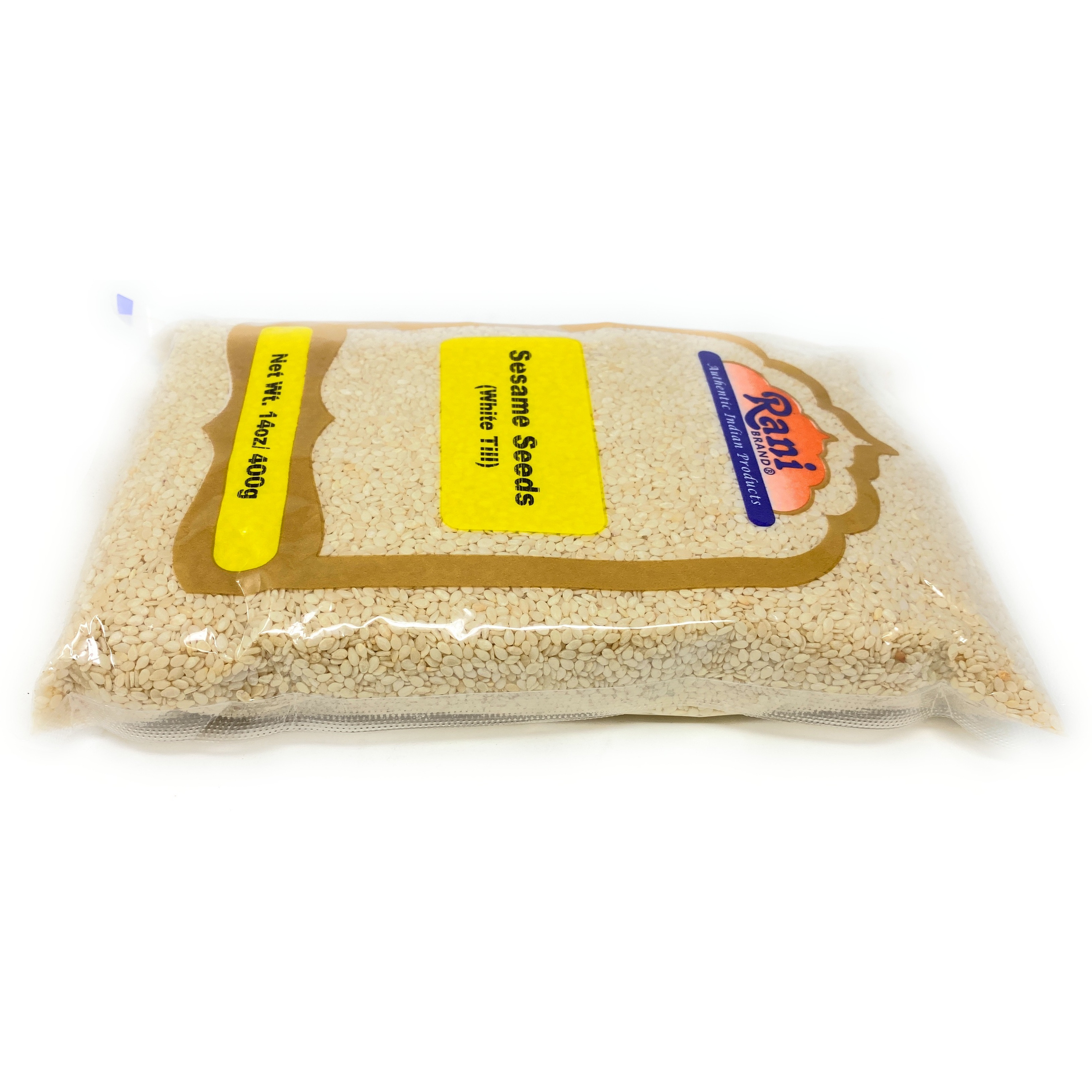 Rani Sesame Seeds White (Till) 14oz (400gm) ~ All Natural | Gluten Free Ingredients | NON-GMO | Vegan | Indian Origin