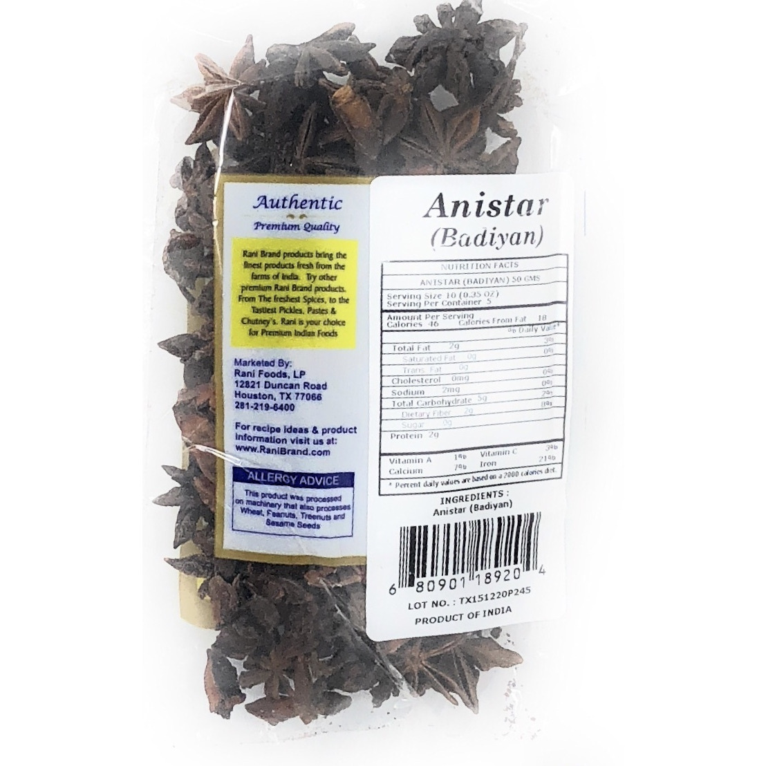 Rani Star Anise 50gm