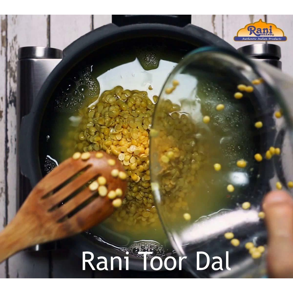 Rani Toor Dal (Split Pigeon Peas) 8lb (128oz) Bulk ~ All Natural | Gluten Friendly | NON-GMO | Vegan | Indian Origin