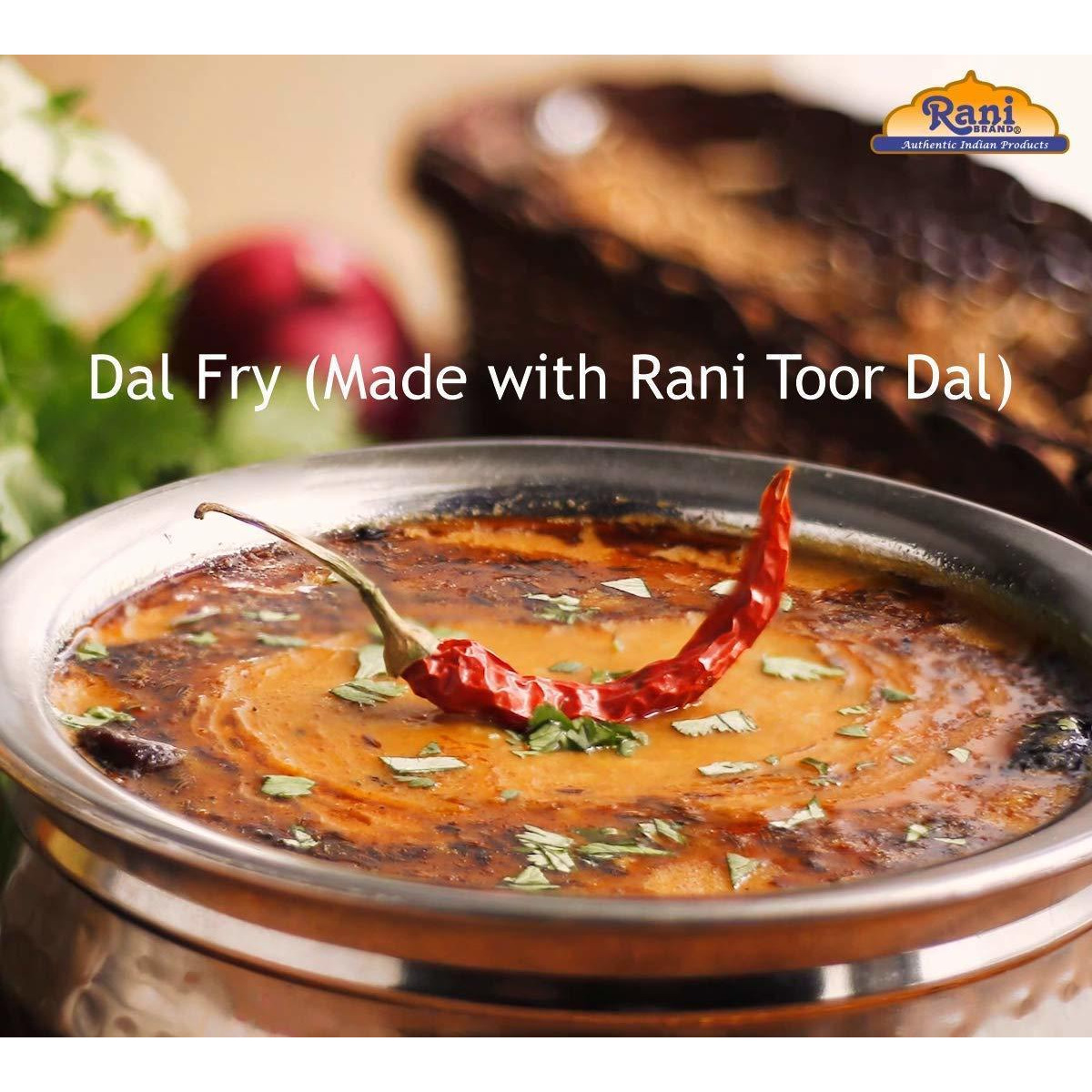 Rani Toor Dal (Split Pigeon Peas) 8lb (128oz) Bulk ~ All Natural | Gluten Friendly | NON-GMO | Vegan | Indian Origin