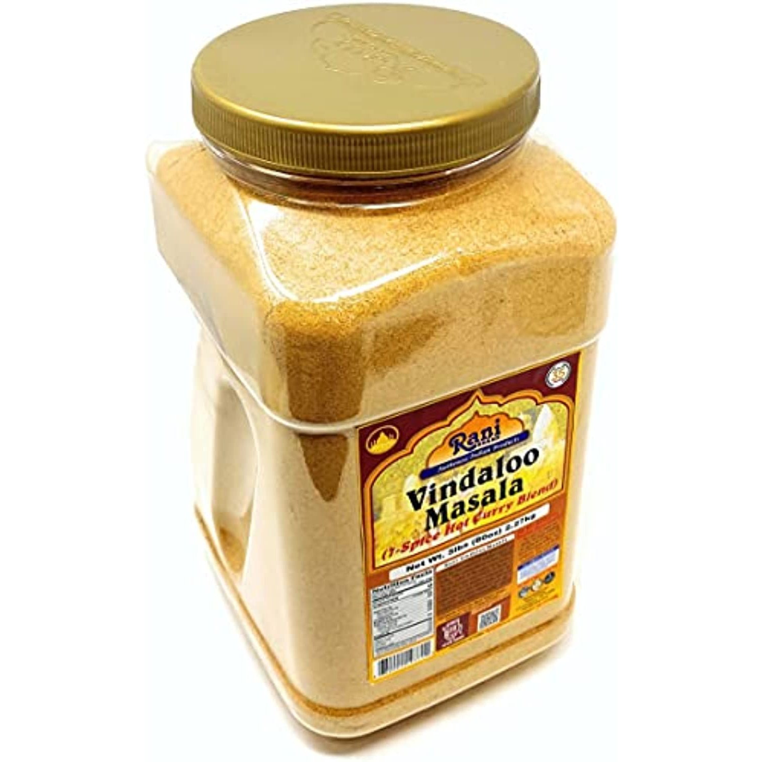 Rani Vindaloo Curry Masala Natural Indian Spice Blend 5lbs (80oz) 2.27kg PET Jar ~ Salt Free | Vegan | Gluten Friendly| NON-GMO | No colors | Indian Origin