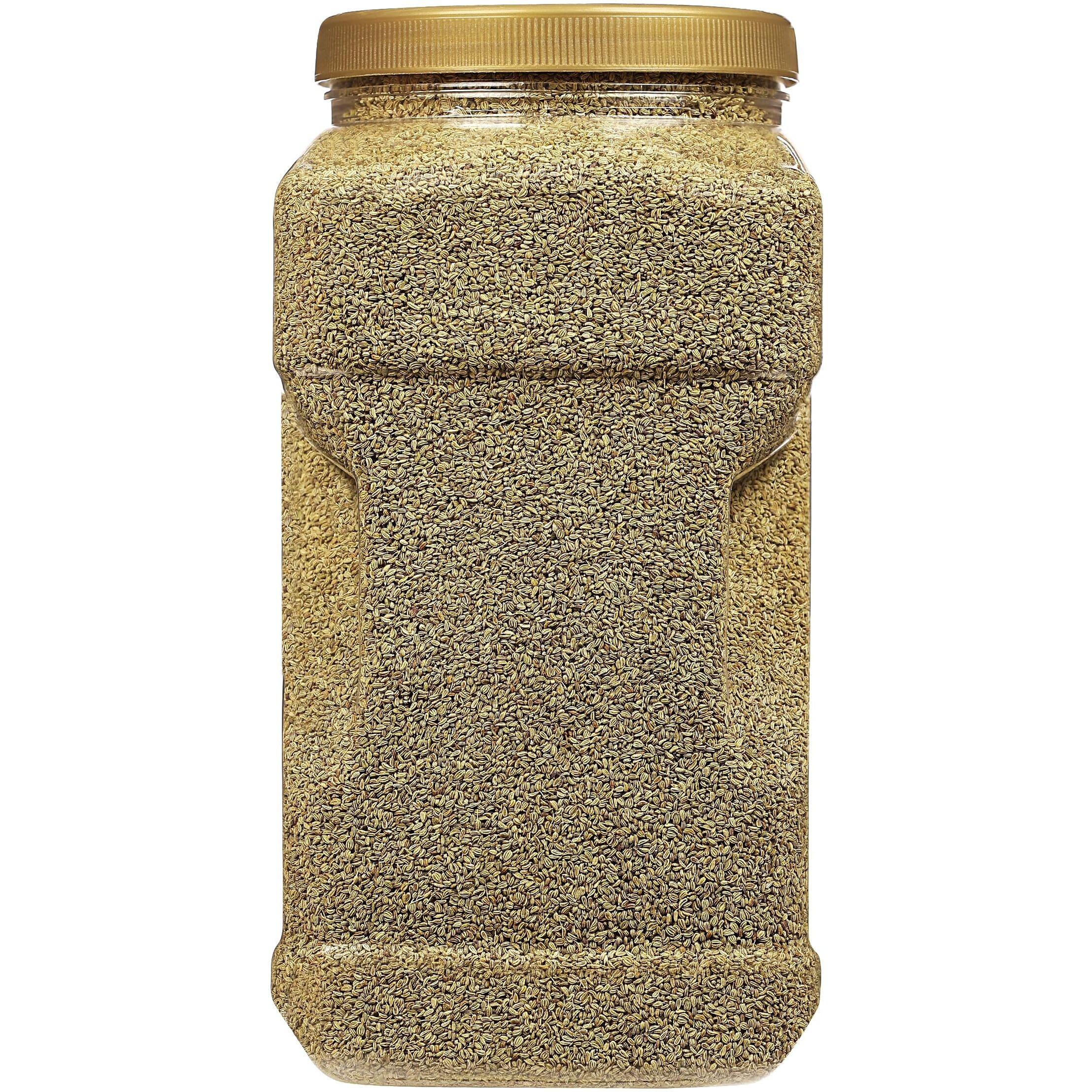 Rani Ajwain Seeds (Carom Bishops Weed) Spice Whole 80oz (5lbs) 2.27kg Bulk PET Jar ~ All Natural, Vegan, Gluten Friendly, NON-GMO, Kosher, Indian Origin