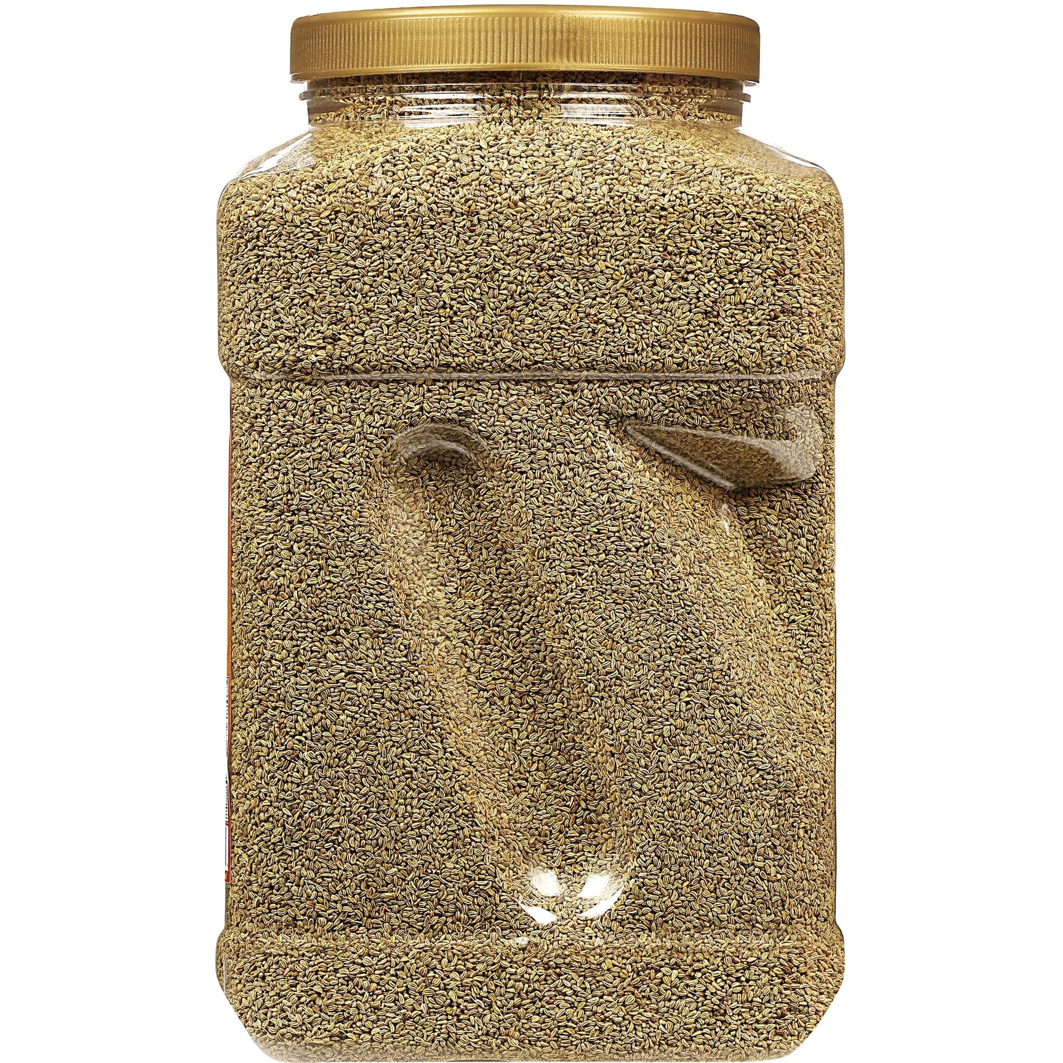 Rani Ajwain Seeds (Carom Bishops Weed) Spice Whole 80oz (5lbs) 2.27kg Bulk PET Jar ~ All Natural, Vegan, Gluten Friendly, NON-GMO, Kosher, Indian Origin