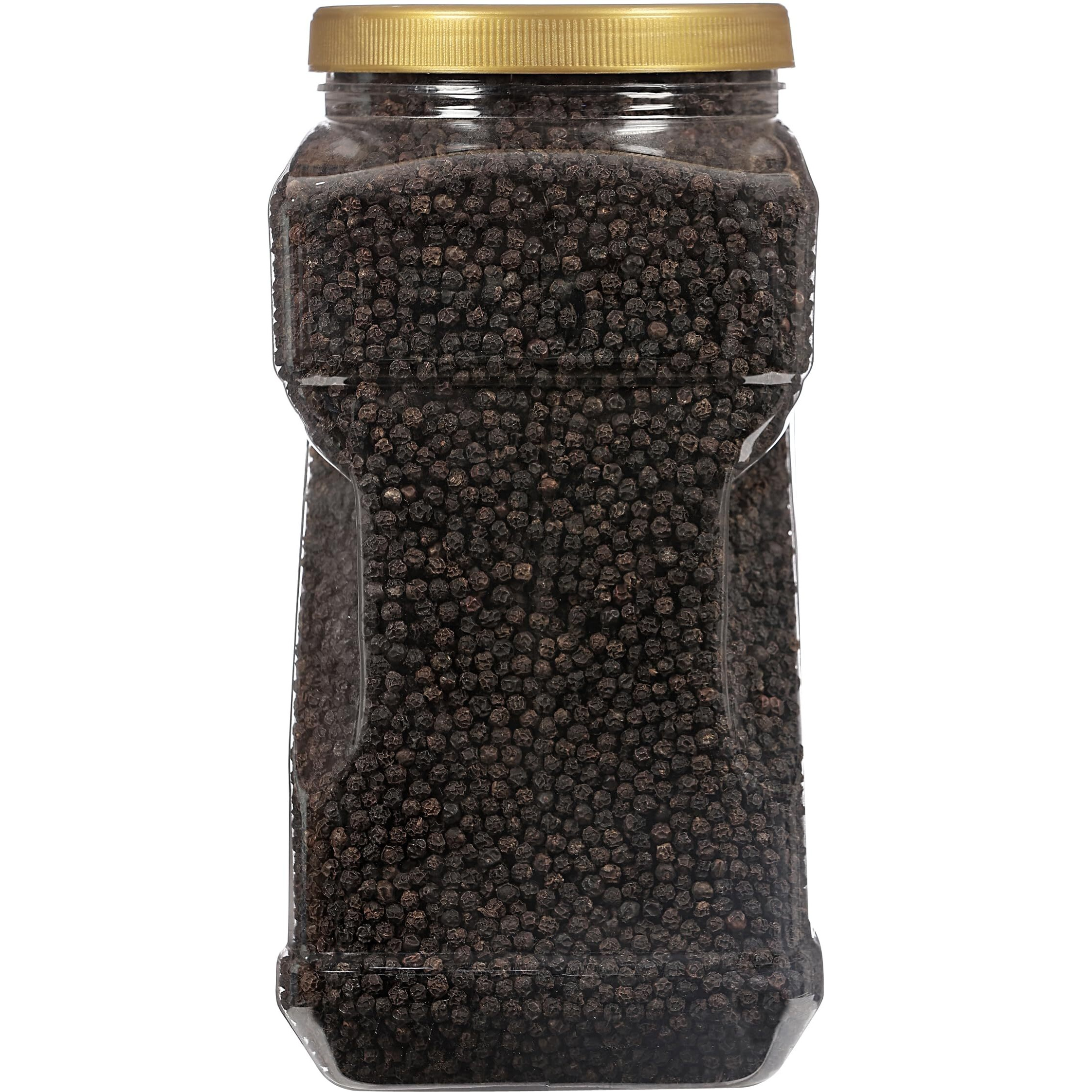 Rani Black Pepper Whole (Peppercorns), Premium MG-1 Grade 80oz (5lbs) 2.27kg Bulk PET Jar ~ All Natural, Gluten Friendly, Non-GMO, Kosher, Product of Vietnam, Perfect size for Grinders