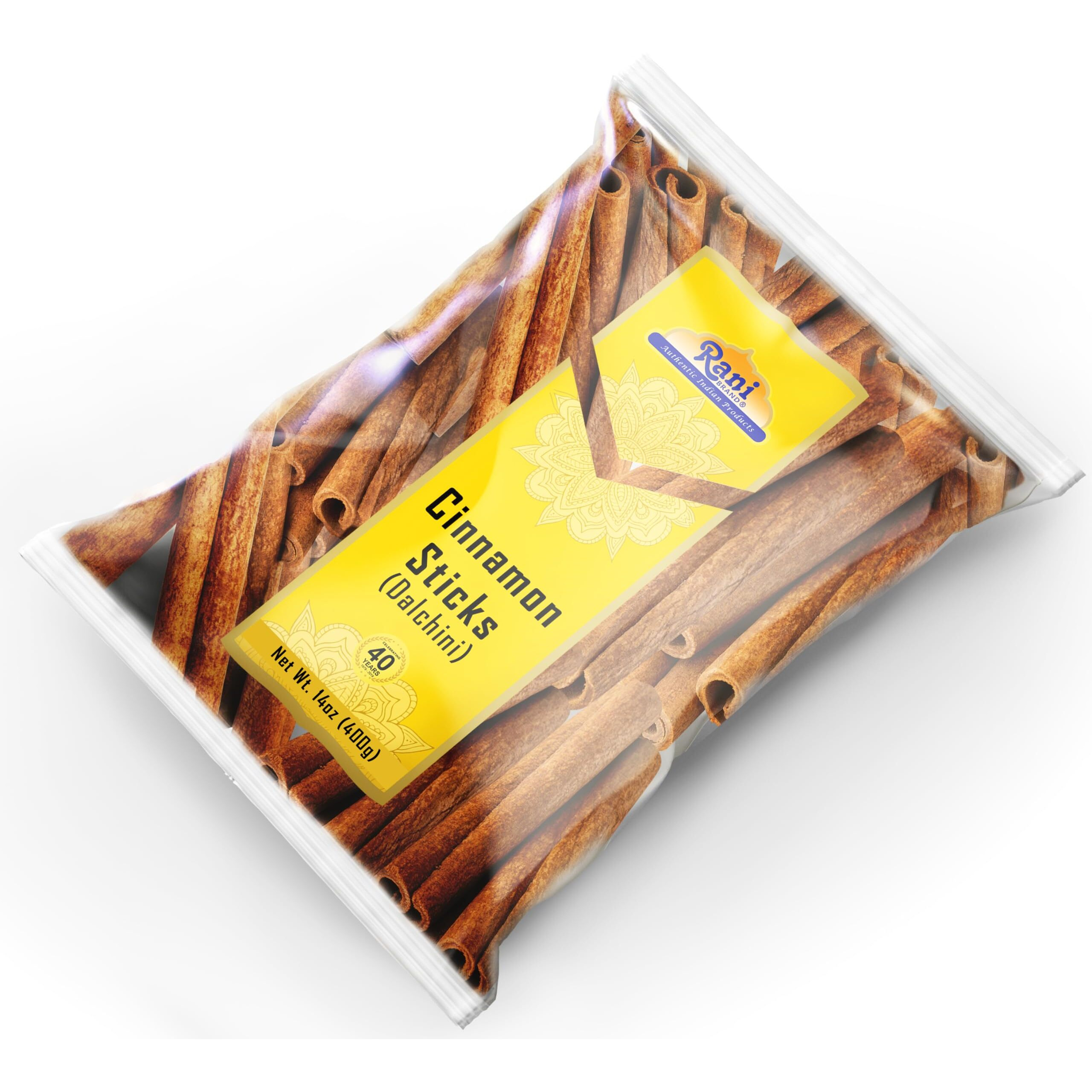 Rani Cinnamon Sticks 14oz (400g) - 72-88 Sticks - Strong Aroma, Perfect for Baking, Cooking & Beverages, 3+ Inches Length - Cassia Saigon Cinnamon from Vietnam, Kosher