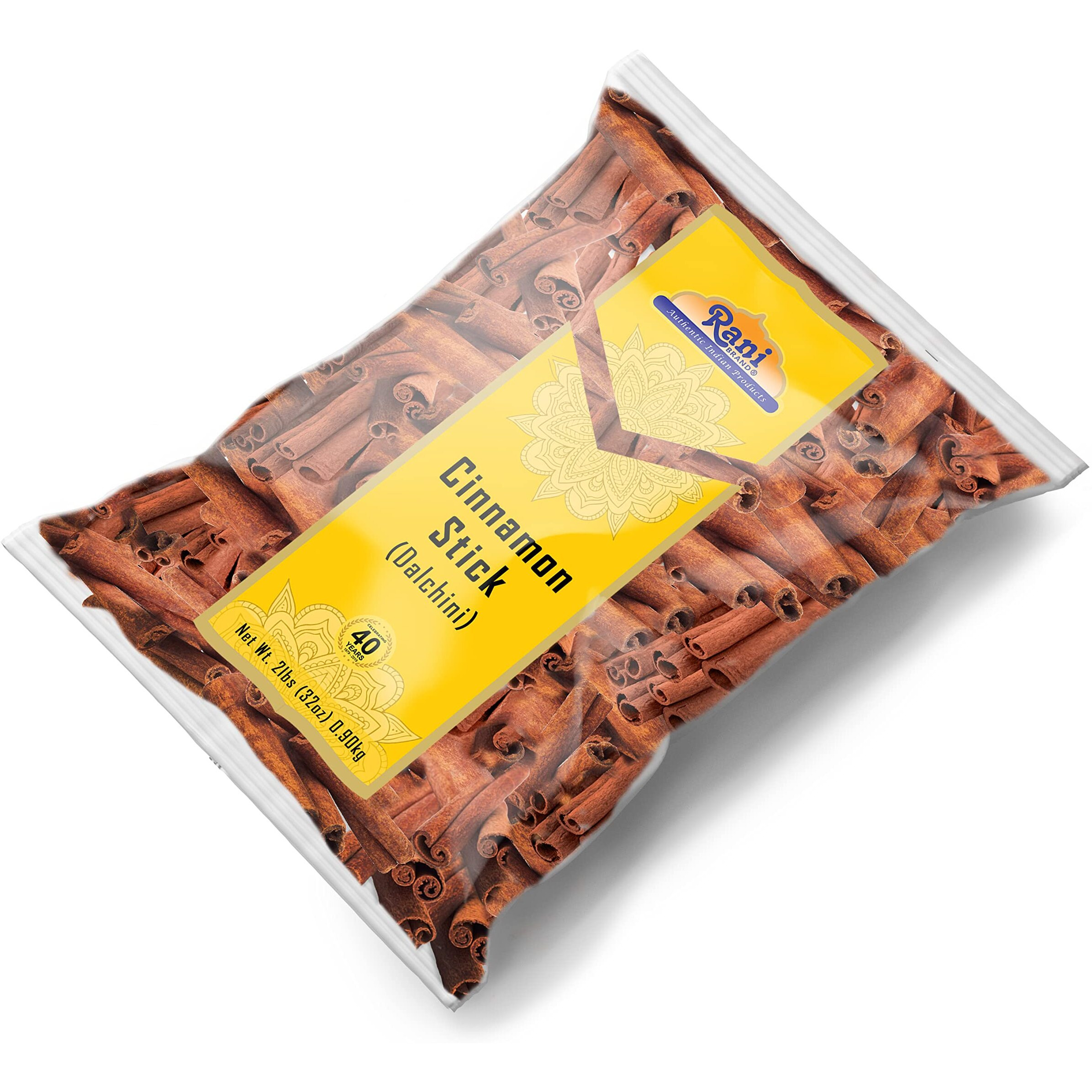 Rani Cinnamon Sticks 32oz (2lbs) 908g Bulk Bag - 175-200 Sticks - Strong Aroma, Perfect for Baking, Cooking & Beverages, 3+ Inches Length - Cassia Saigon Cinnamon from Vietnam, Kosher