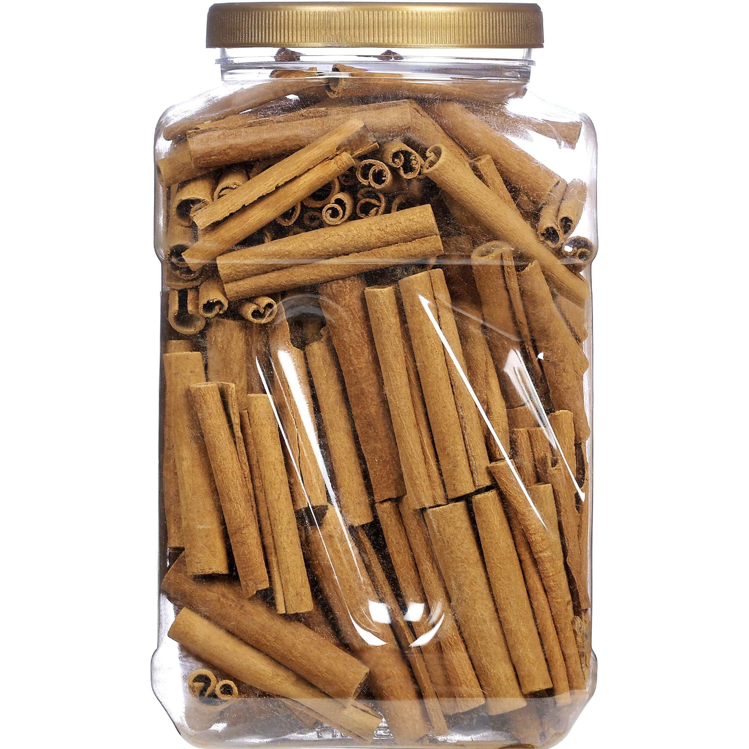 Rani Cinnamon Sticks 40oz (2.5lbs) 1.13kg Bulk PET Jar - 220-250 Sticks - Strong Aroma, Perfect for Baking, Cooking & Beverages, 3+ Inches Length - Cassia Saigon Cinnamon from Vietnam, Kosher