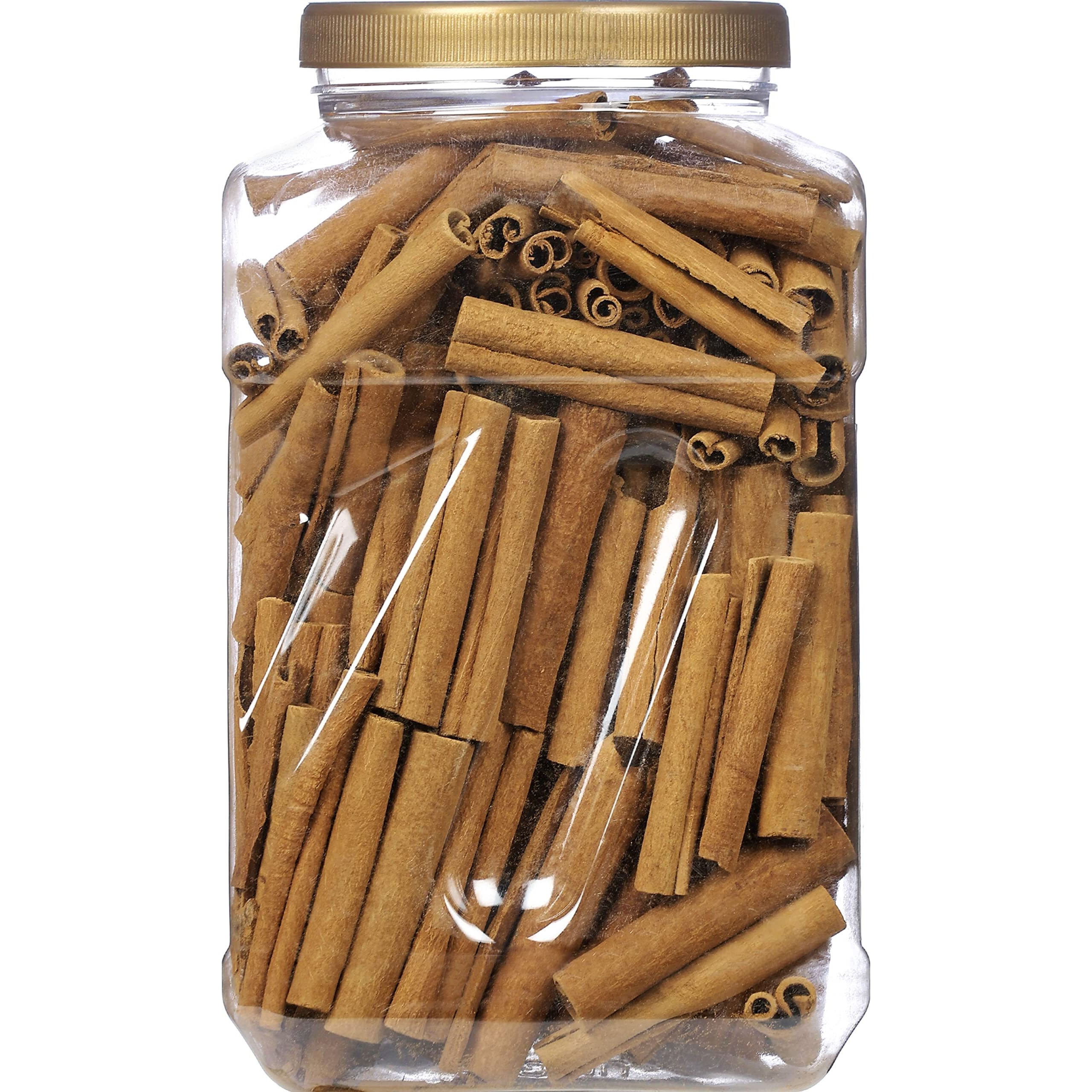 Rani Cinnamon Sticks 40oz (2.5lbs) 1.13kg Bulk PET Jar - 220-250 Sticks - Strong Aroma, Perfect for Baking, Cooking & Beverages, 3+ Inches Length - Cassia Saigon Cinnamon from Vietnam, Kosher