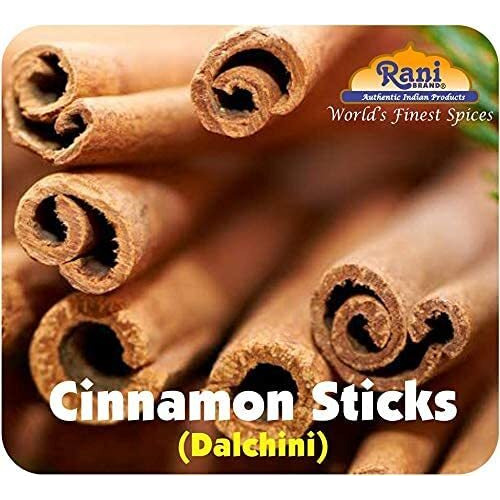 Rani Cinnamon Sticks 40oz (2.5lbs) 1.13kg Bulk PET Jar - 220-250 Sticks - Strong Aroma, Perfect for Baking, Cooking & Beverages, 3+ Inches Length - Cassia Saigon Cinnamon from Vietnam, Kosher