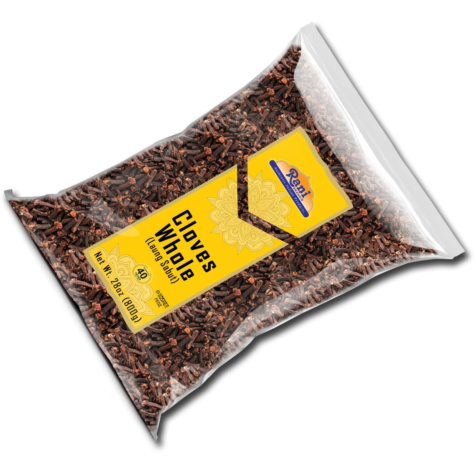 Rani Cloves Whole (Laung) 28oz (800g) Great for Food, Tea, Pomander Balls and Potpourri, Hand Selected, Spice ~ All Natural, NON-GMO, Kosher, Vegan, Gluten Friendly, Indian Origin