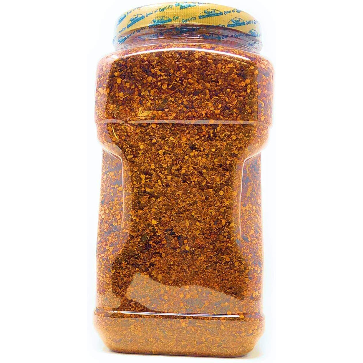 Rani Crushed Red Pepper Flakes Chilli (Pizza Type Cut) 80oz (5lbs) 2.27kg Bulk PET Jar ~ All Natural, No Color added, Gluten Friendly, Vegan, NON-GMO, Kosher, No Salt or fillers