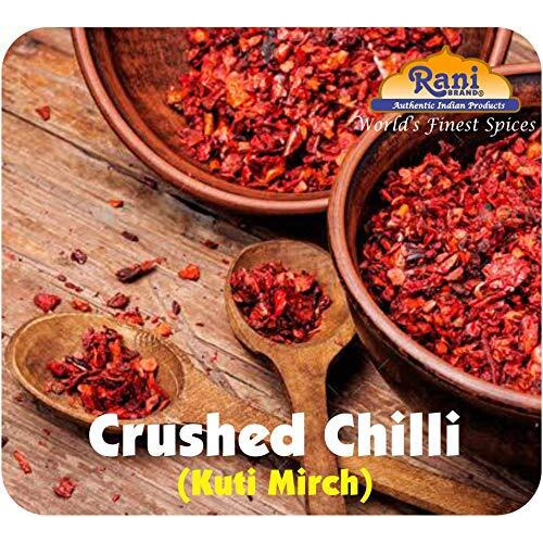 Rani Crushed Red Pepper Flakes Chilli (Pizza Type Cut) 80oz (5lbs) 2.27kg Bulk PET Jar ~ All Natural, No Color added, Gluten Friendly, Vegan, NON-GMO, Kosher, No Salt or fillers