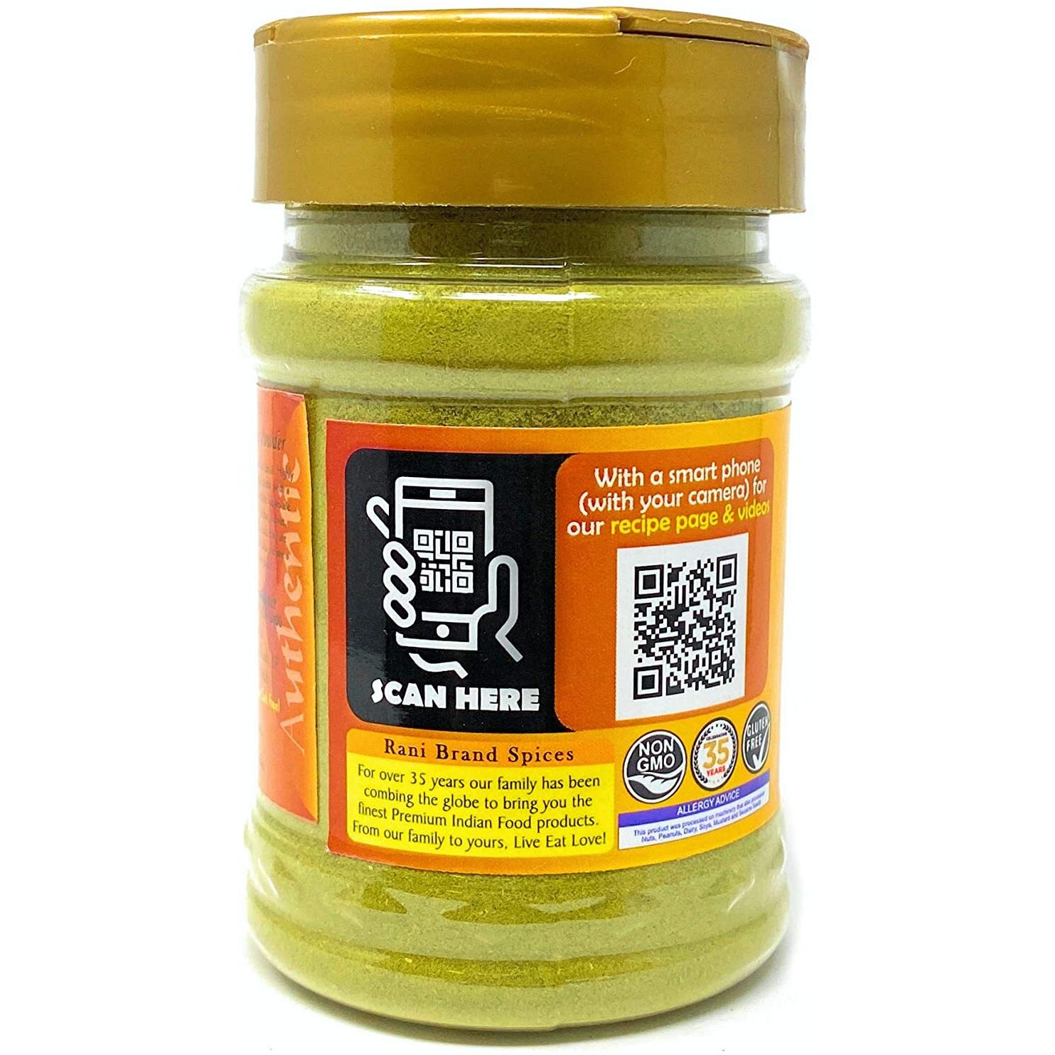 Rani Curry Leaves Powder (Kari Neem Patha) Indian Spice 2.4oz (70g) PET Jar ~ All Natural, Vegan, Gluten Friendly, NON-GMO, Indian Origin
