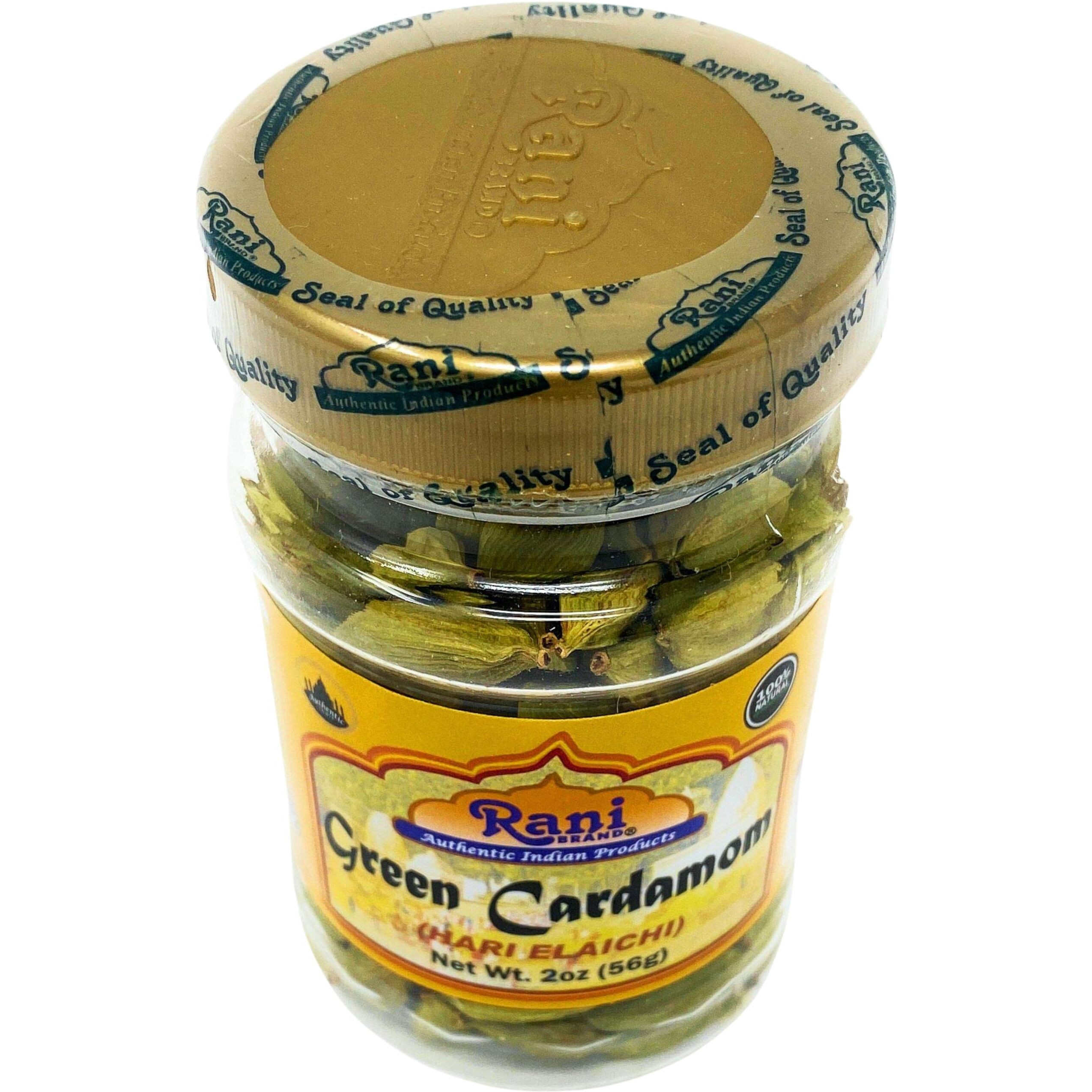 Rani Green Cardamom Pods Spice (Hari Elachi) 2oz (56g) PET Jar, Pack of 12 ~ All Natural, Vegan, Gluten Friendly, NON-GMO, Product of India