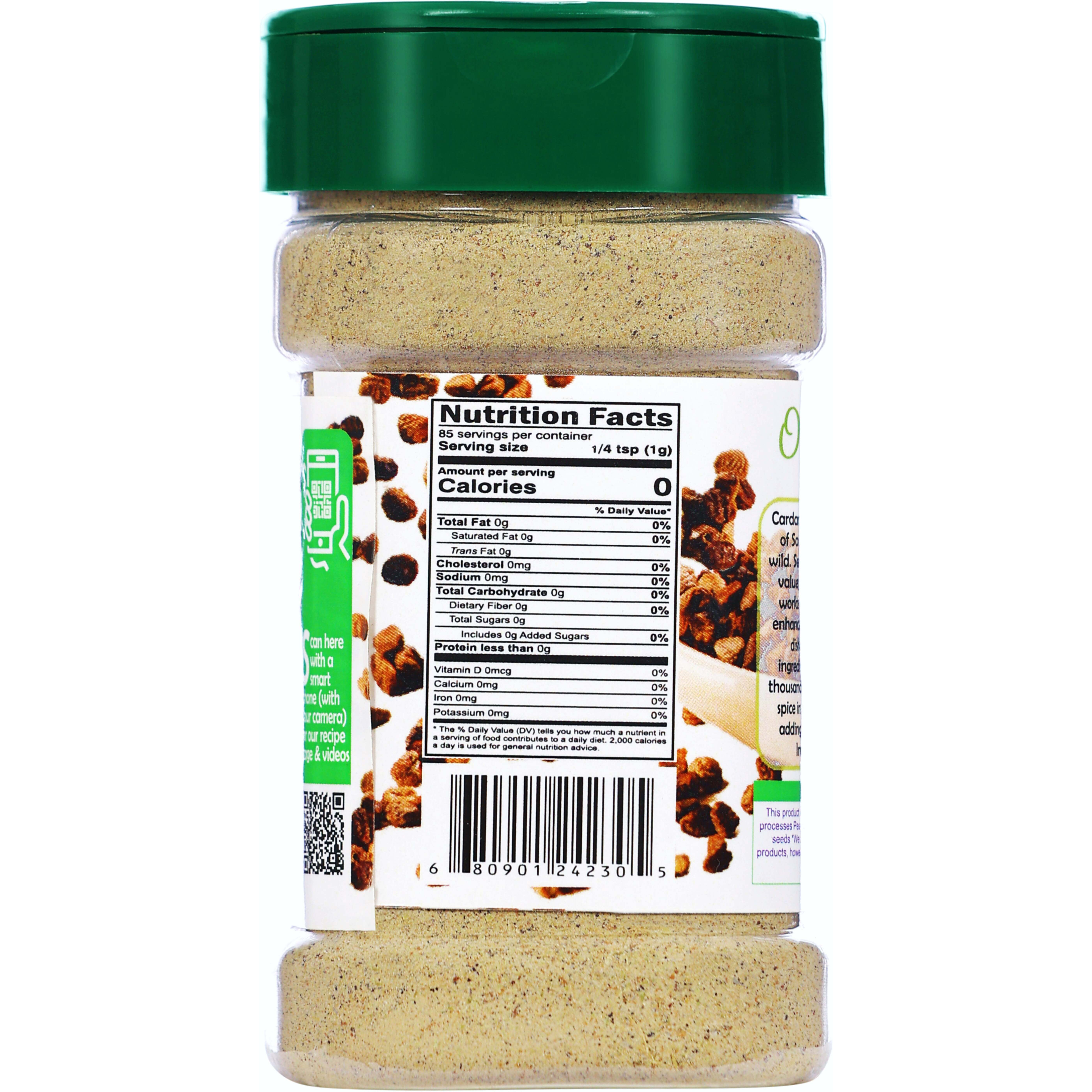 Rani Organic Cardamom (Elachi) Ground, Powder Indian Spice 3oz (85g) PET Jar ~ All Natural, Vegan, Gluten Friendly, NON-GMO, Indian Origin, USDA Certified Organic