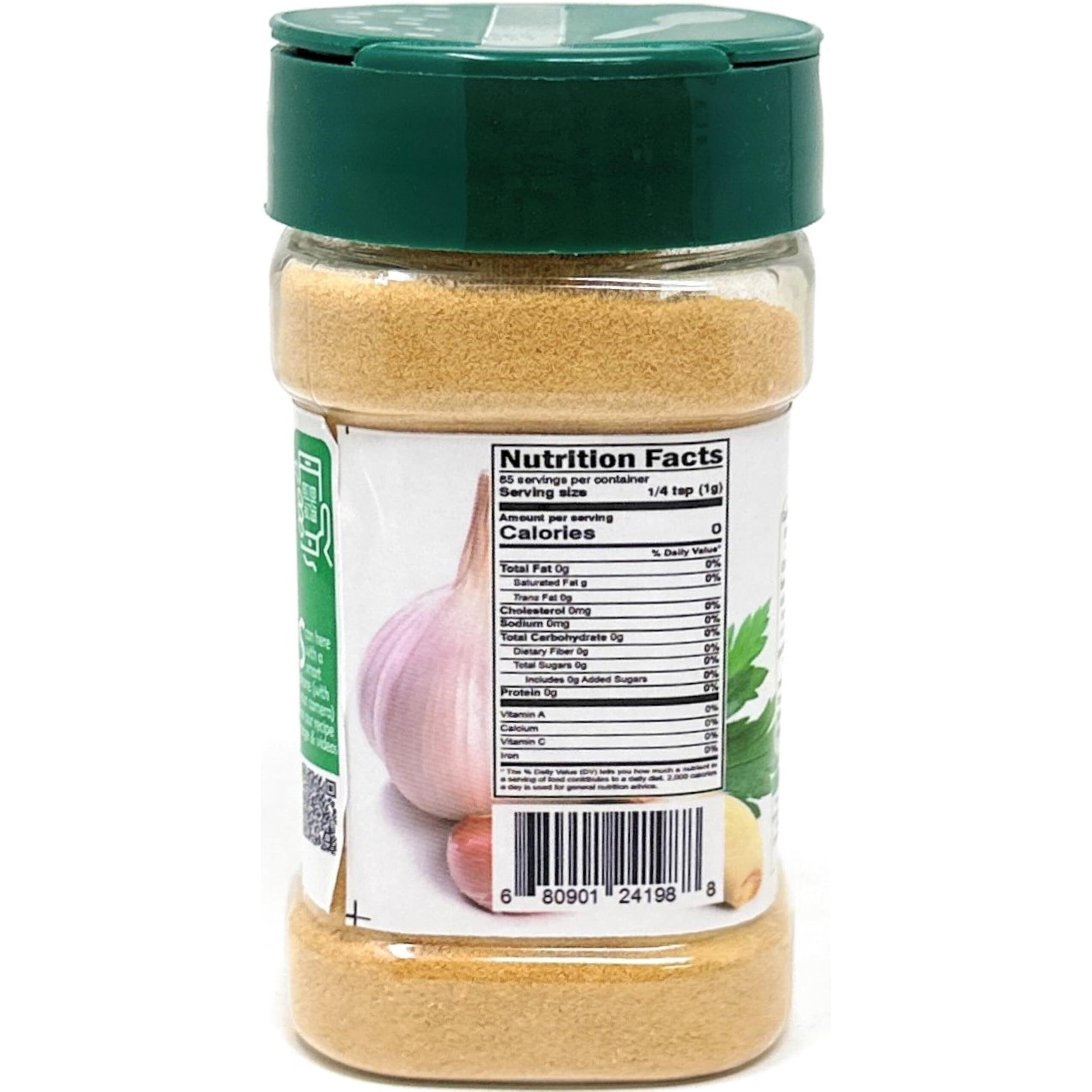 Rani Organic Granulated Garlic (Lahsun Granules) 3oz (85g) PET Jar ~ All Natural, Gluten Friendly, Vegan, NON-GMO, Kosher, No Salt or fillers, Indian Origin, USDA Certified Organic