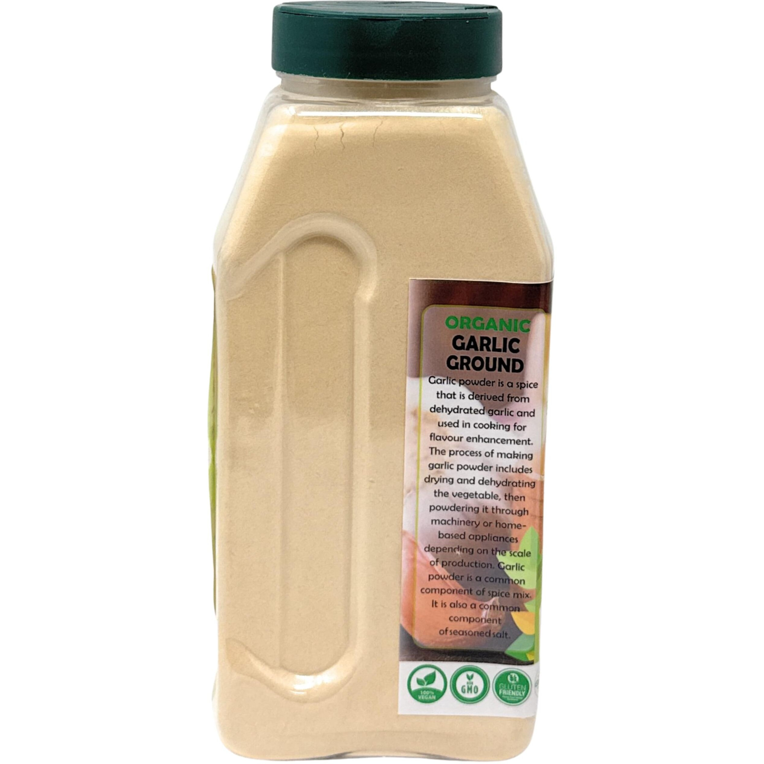 Rani Organic Ground Garlic (Lahsun Powder) 16oz (1lb) 454g PET Jar ~ All Natural, Gluten Friendly, Vegan, NON-GMO, Kosher, No Salt or fillers, Indian Origin, USDA Certified Organic