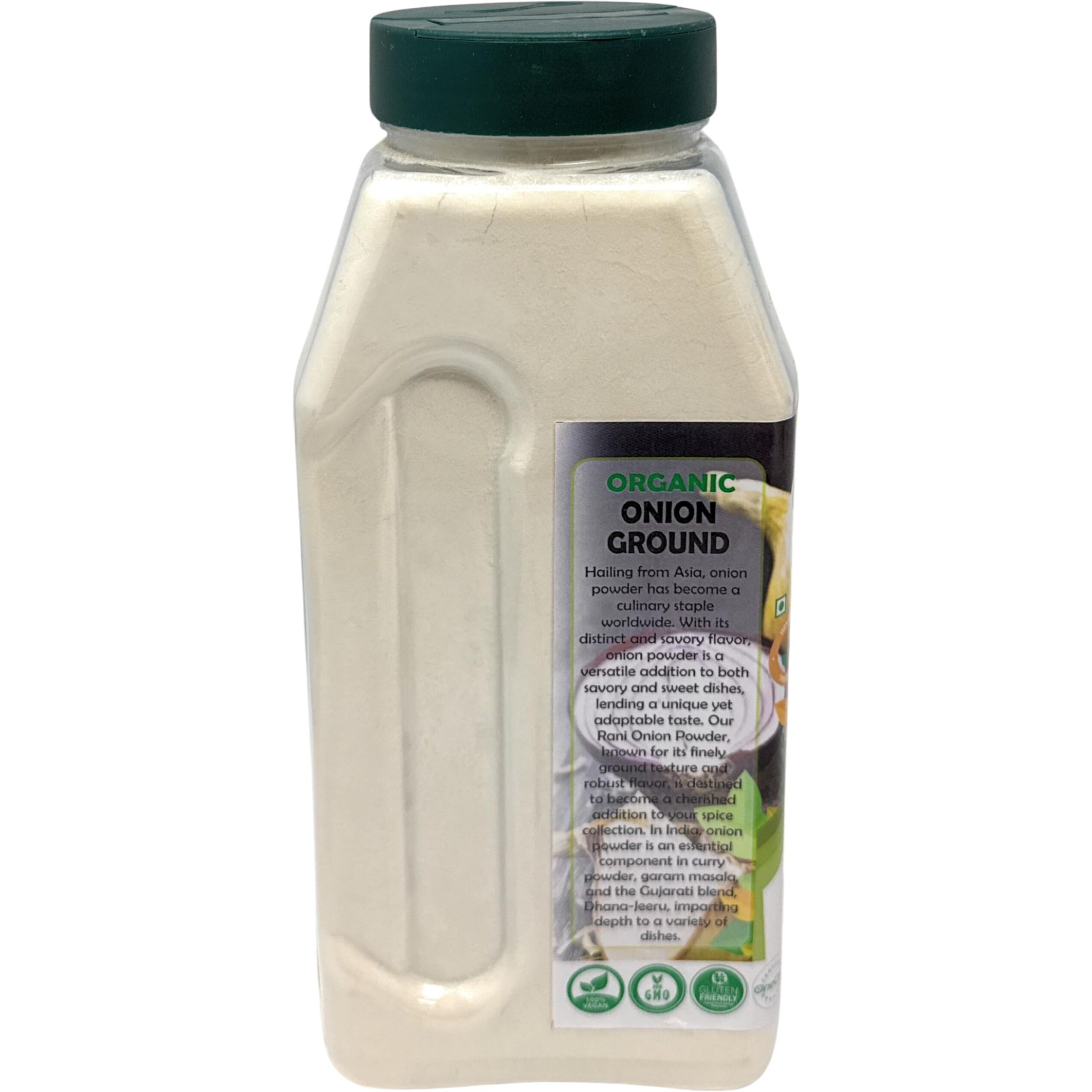 Rani Organic Ground Onion (Pyaaz Powder) 16oz (1lb) 454g PET Jar ~ All Natural, Gluten Friendly, Vegan, NON-GMO, Kosher, No Salt or fillers, Indian Origin, USDA Certified Organic