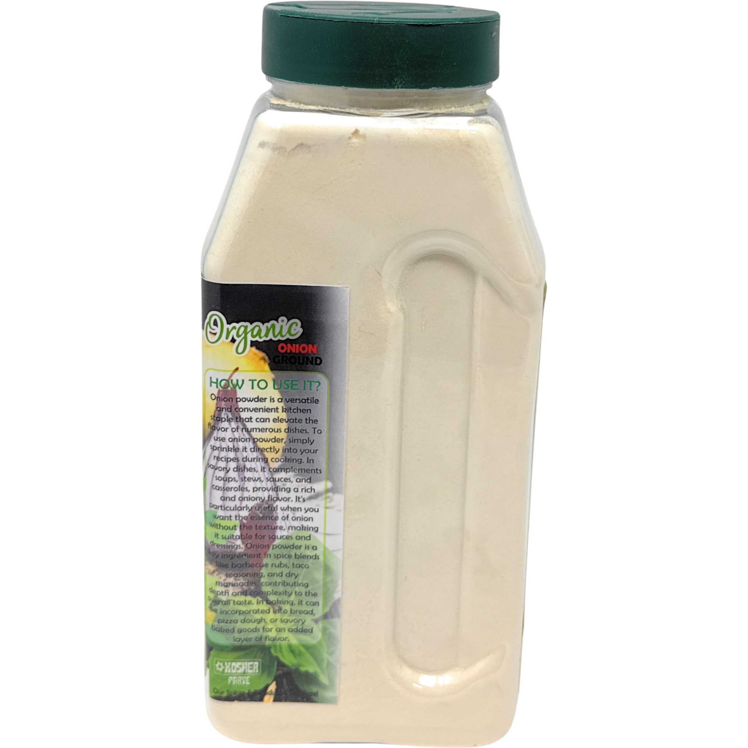 Rani Organic Ground Onion (Pyaaz Powder) 16oz (1lb) 454g PET Jar ~ All Natural, Gluten Friendly, Vegan, NON-GMO, Kosher, No Salt or fillers, Indian Origin, USDA Certified Organic