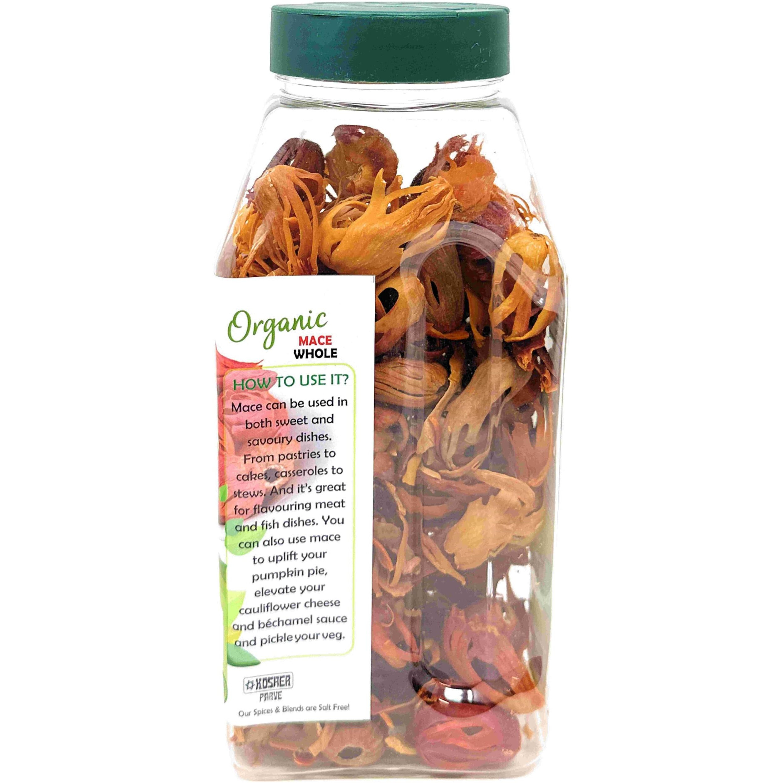 Rani Organic Mace Whole (Javathri), Spice 3.5oz (100g) PET Jar ~ All Natural, Vegan, Gluten Friendly, NON-GMO, Kosher, Indian Origin, USDA Certified Organic
