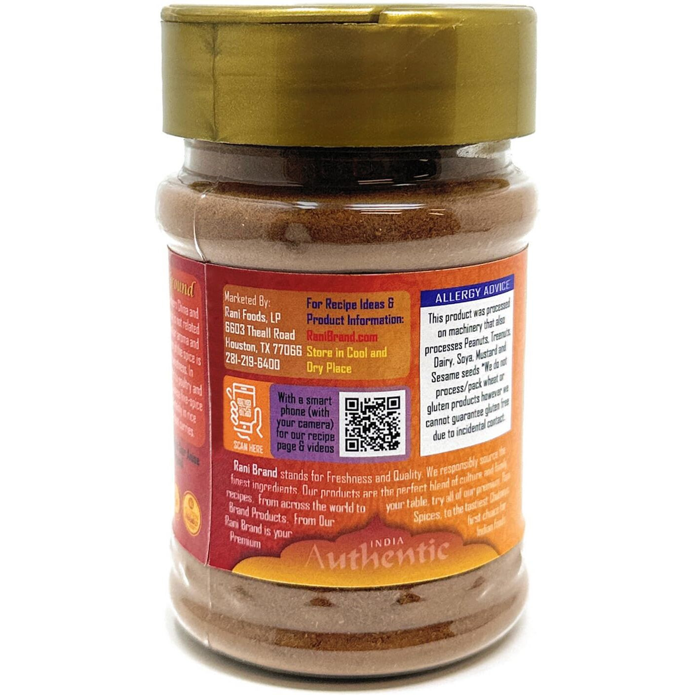 Rani Star Anise Powder (Badian Khatai) Ground Spice 2.5oz (70g) PET Jar ~ All Natural, Gluten Friendly, NON-GMO, Kosher, Vegan, Indian Origin (Size 2.5oz (70g))