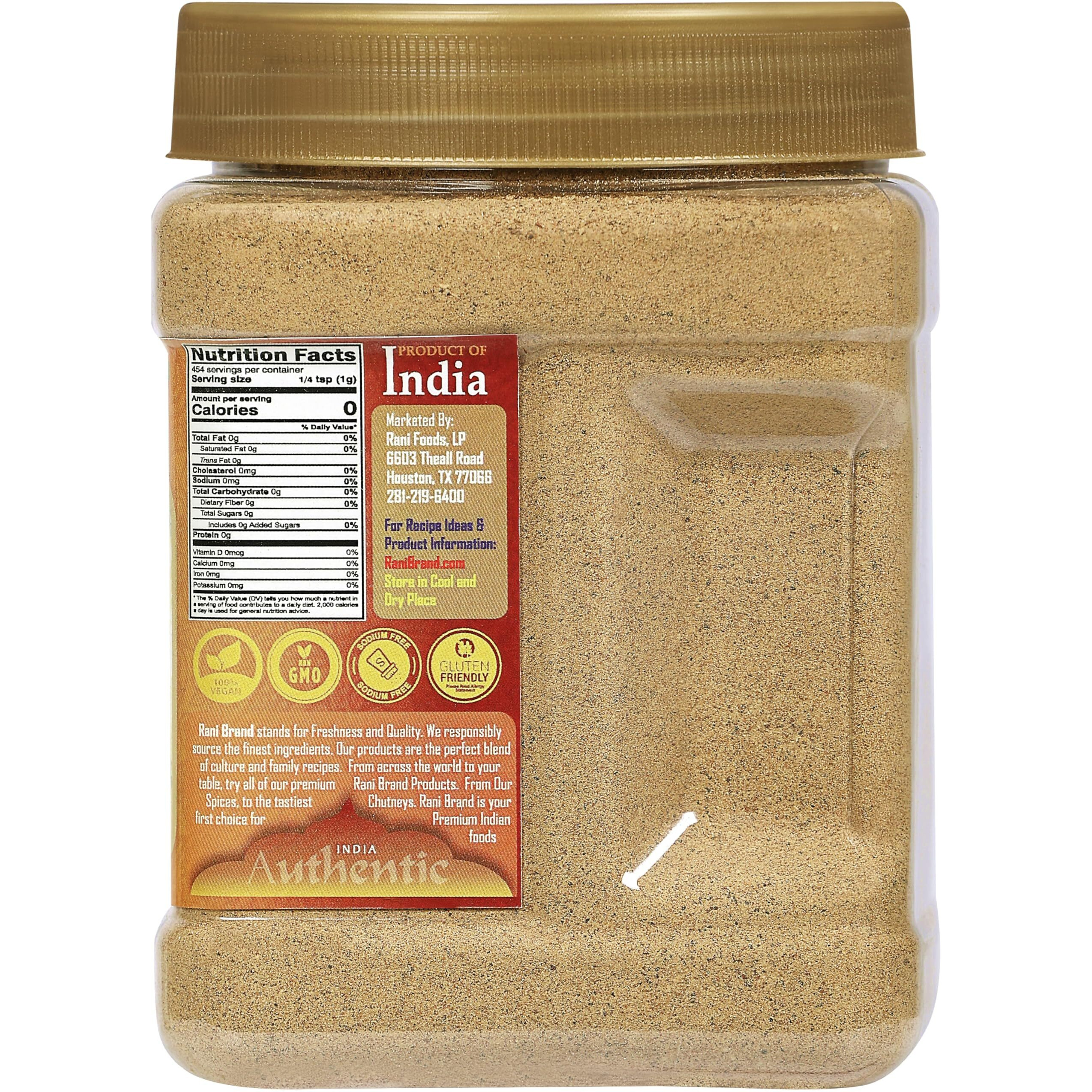 Rani Tea (Chai) Masala Indian Spice Blend 16oz (1lb) 454g Bulk PET Jar ~ All Natural, Vegan, Gluten Friendly, Salt & Sugar Free, NON-GMO, No Colors, Indian Origin (Size 16oz (1lb) 454g)
