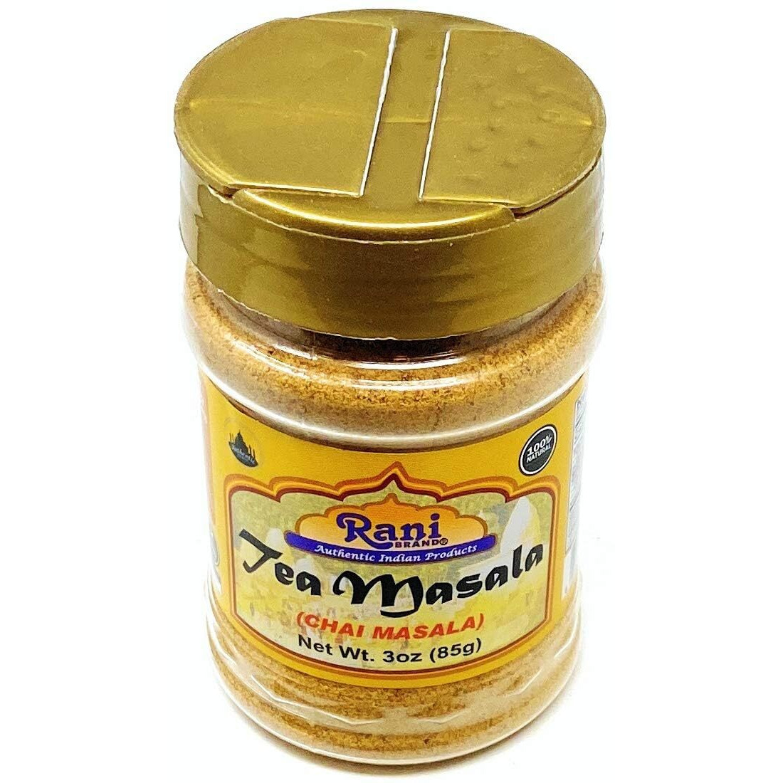 Rani Tea (Chai) Masala Indian Spice Blend 3oz (85g) PET Jar, Pack of 12 ~ All Natural, Vegan, Gluten Friendly, Salt & Sugar Free, NON-GMO, No Colors, Indian Origin (Size 3oz (85g))