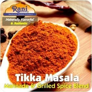 Rani Tikka Masala Indian 7-Spice Blend 16oz (1lb) 454g PET Jar, Pack of 6 ~ All Natural, Salt-Free, Vegan, No Colors, Gluten Friendly, NON-GMO, Indian Origin (Size 16oz (1lb) 454g)