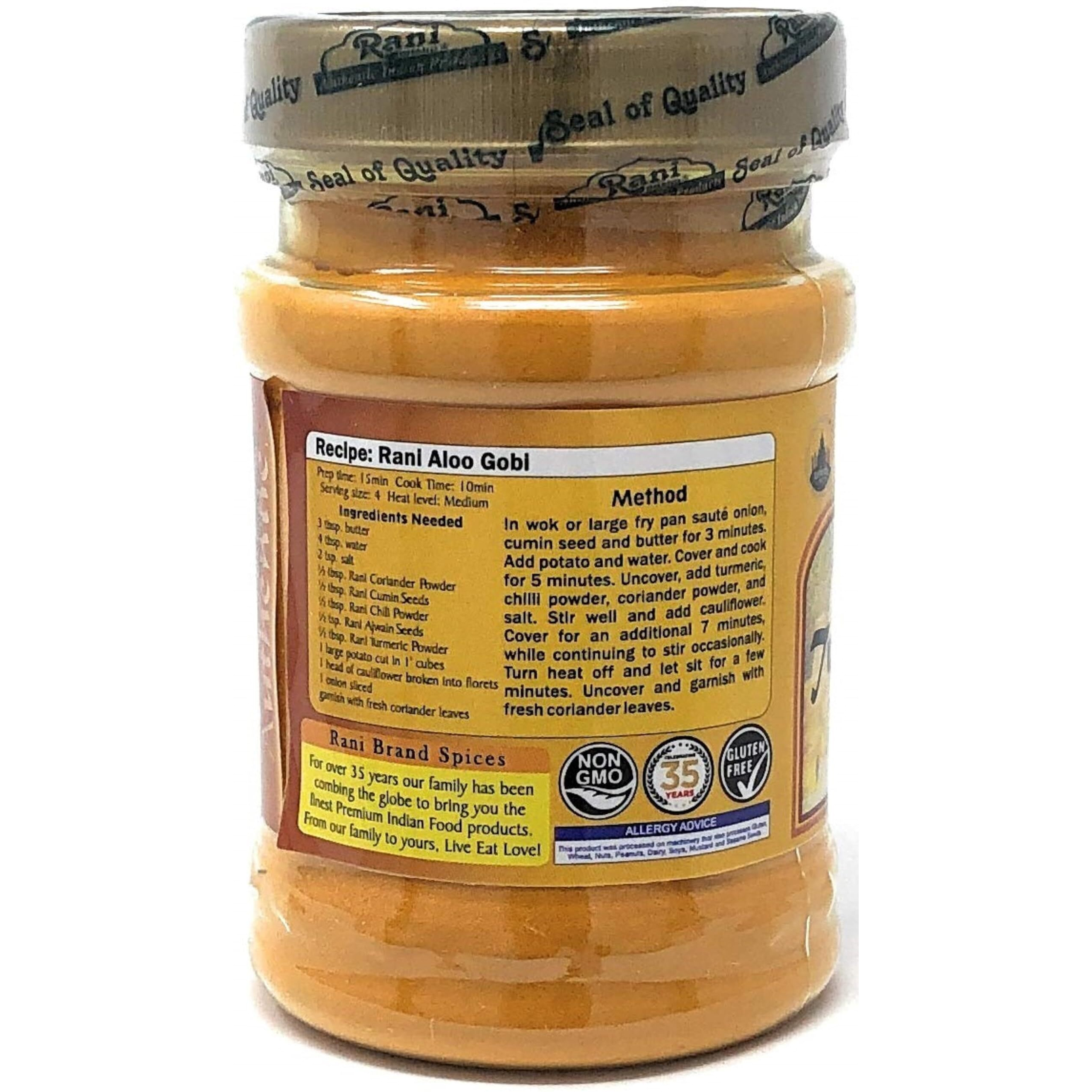 Rani Turmeric (Haldi) Root Powder Spice, (High Curcumin Content) 3oz (85g) PET Jar, Pack of 12 ~ All Natural, 100% Pure, Salt Free, Vegan, Gluten Friendly, NON-GMO, Indian Origin (Size 3oz (85g))