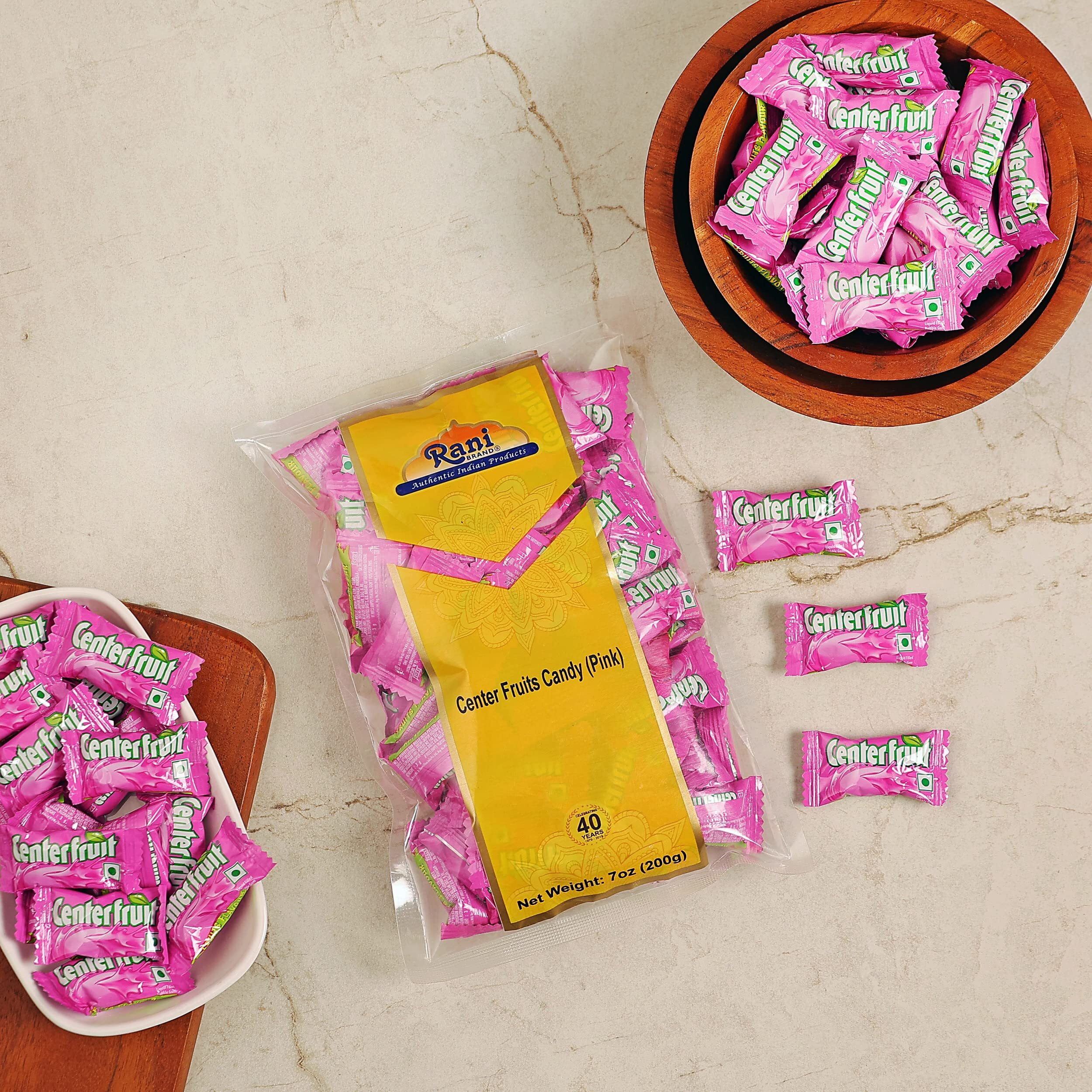 Rani Center Fruits Candy 7oz (200g) Individually Wrapped ~ Indian Tasty Treats, Vegan, Gluten Friendly, NON-GMO, Indian Origin