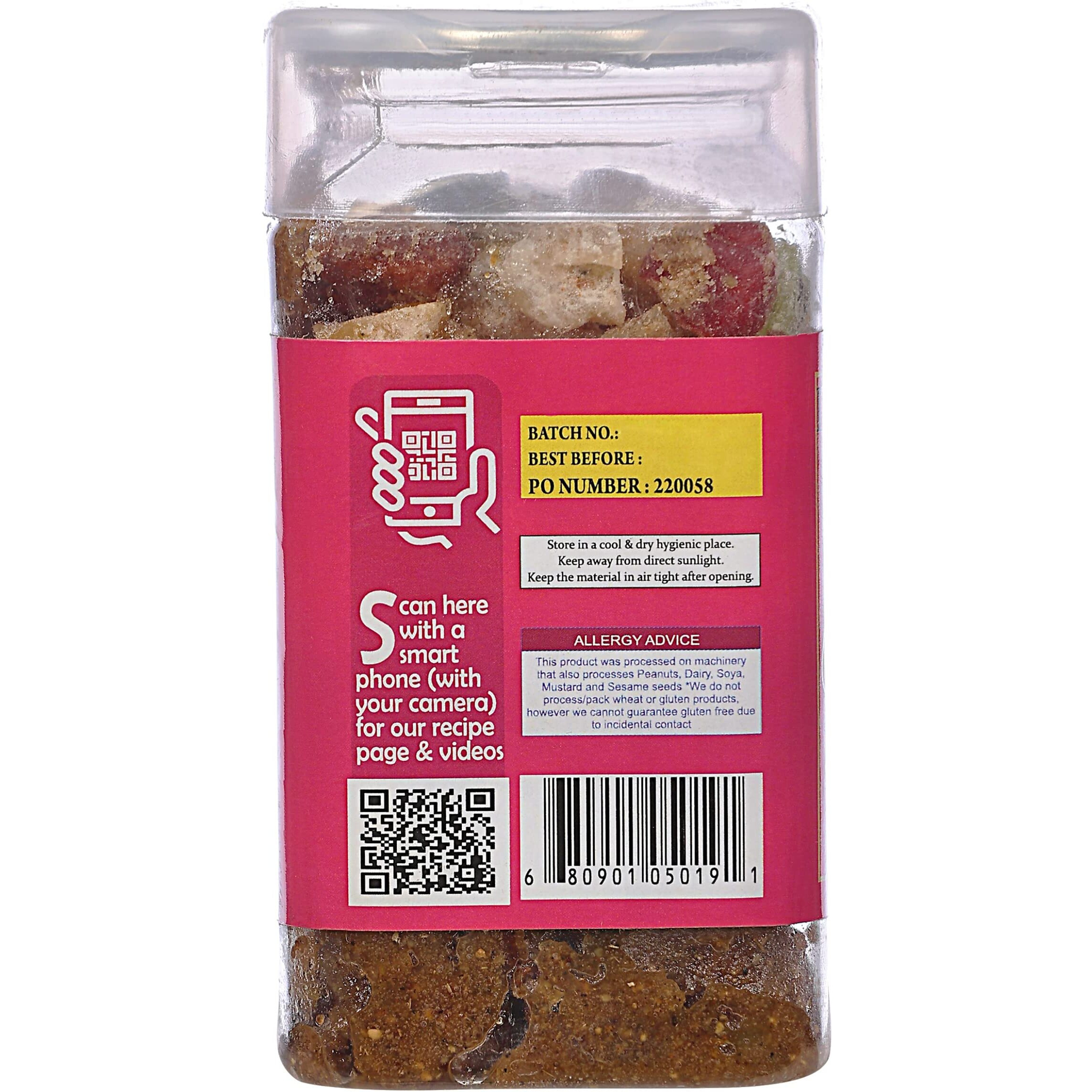 Rani Chatpata Fruit Bhel 5.25oz (150g) Vacuum Sealed, Easy Open Top, Resealable Container ~ Indian Tasty Treats, Vegan, Gluten Friendly, NON-GMO, Indian Origin