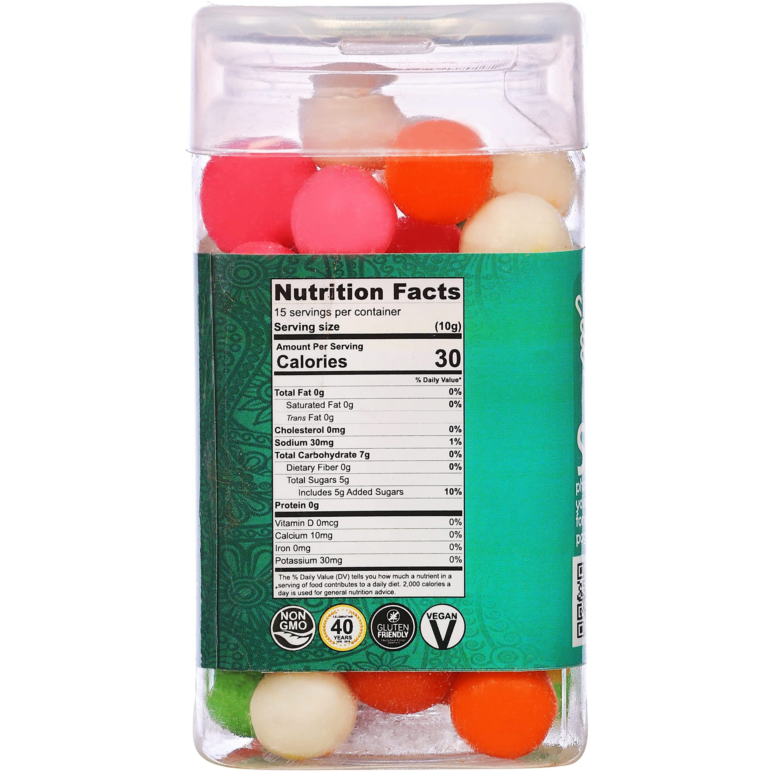 Rani Disco Balls 5.25oz (150g) Vacuum Sealed, Easy Open Top, Resealable Container ~ Indian Tasty Treats, Vegan, Gluten Friendly, NON-GMO, Indian Origin