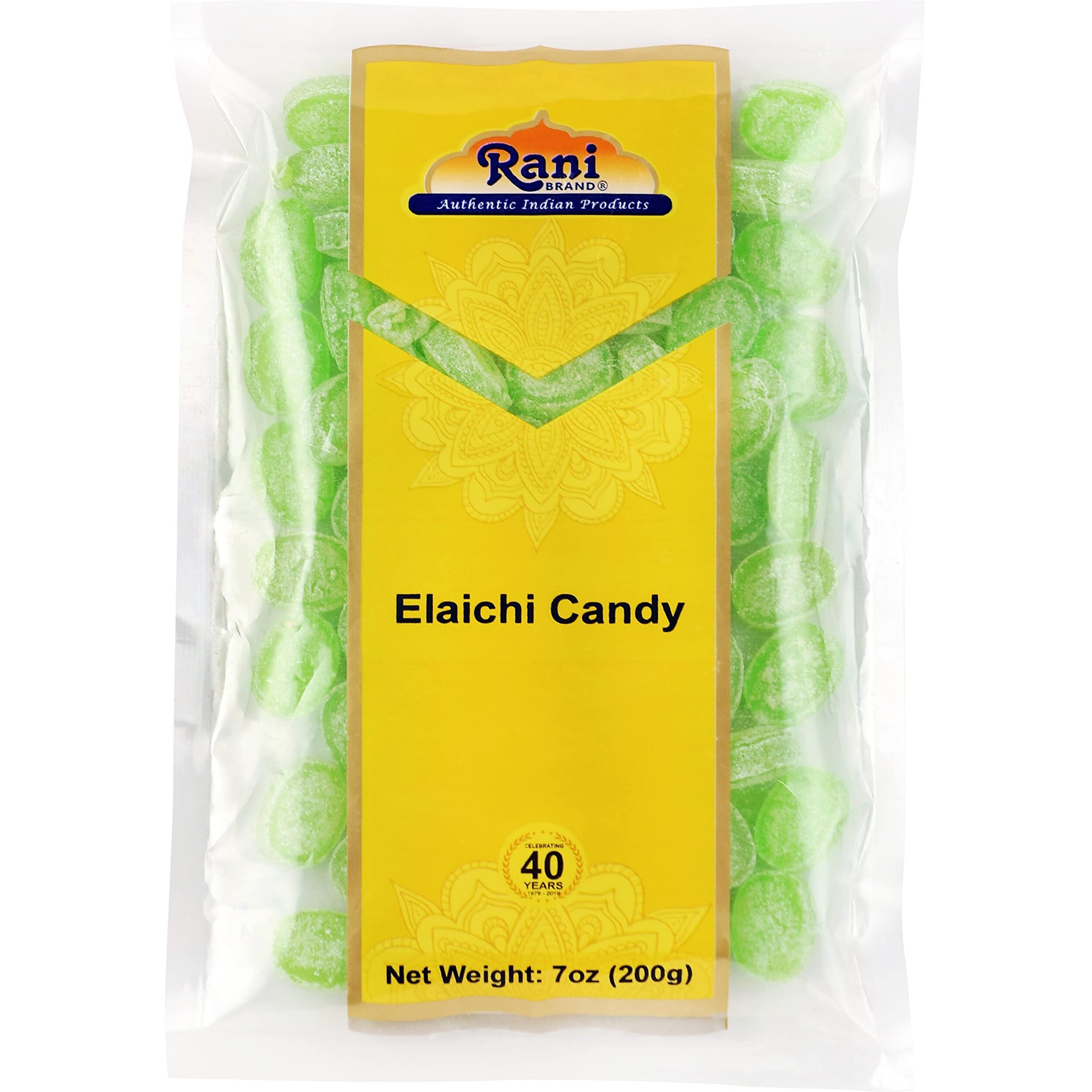 Rani Elaichi Candy 7oz (200g) ~ Indian Tasty Treats, Vegan, Gluten Friendly, NON-GMO, Indian Origin