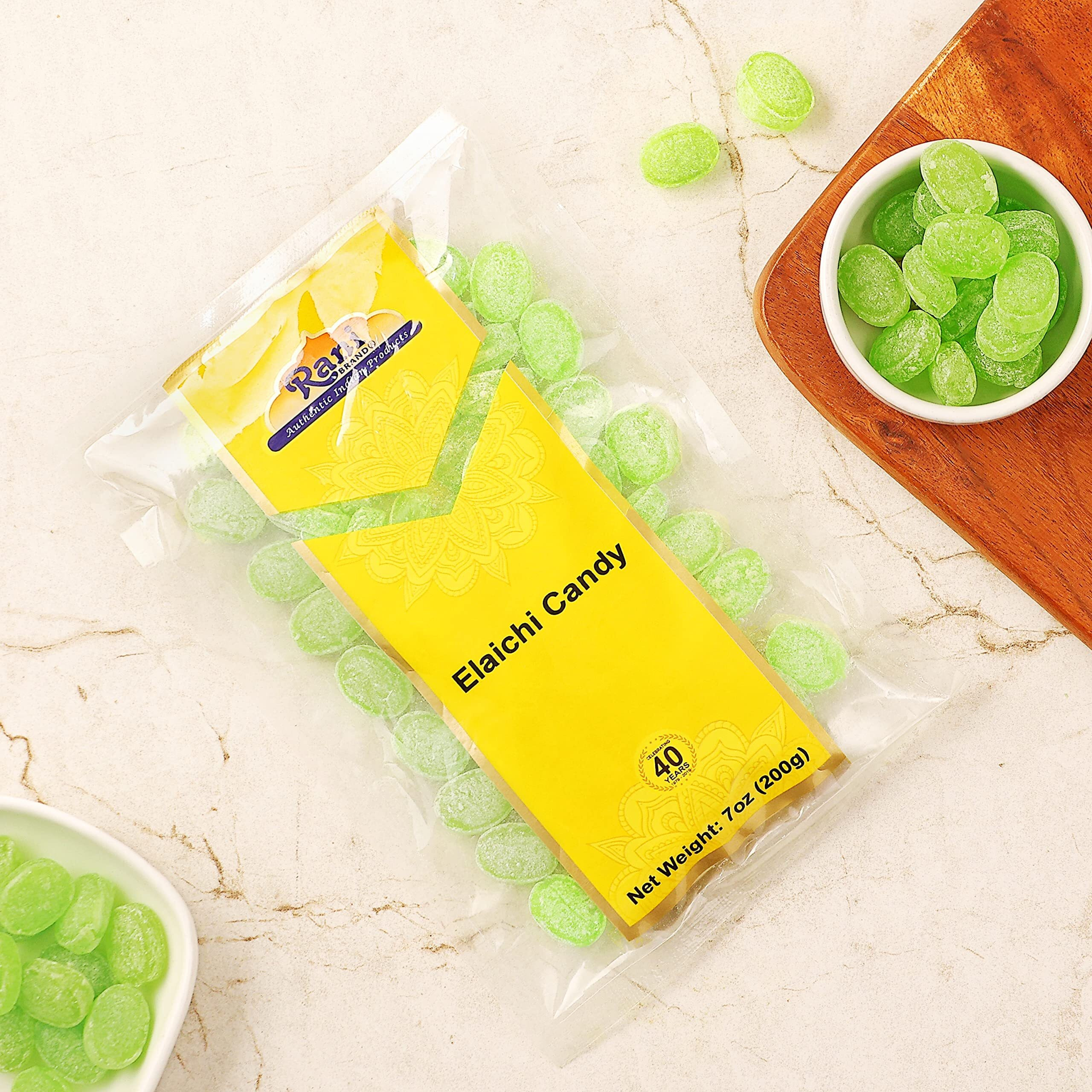 Rani Elaichi Candy 7oz (200g) ~ Indian Tasty Treats, Vegan, Gluten Friendly, NON-GMO, Indian Origin