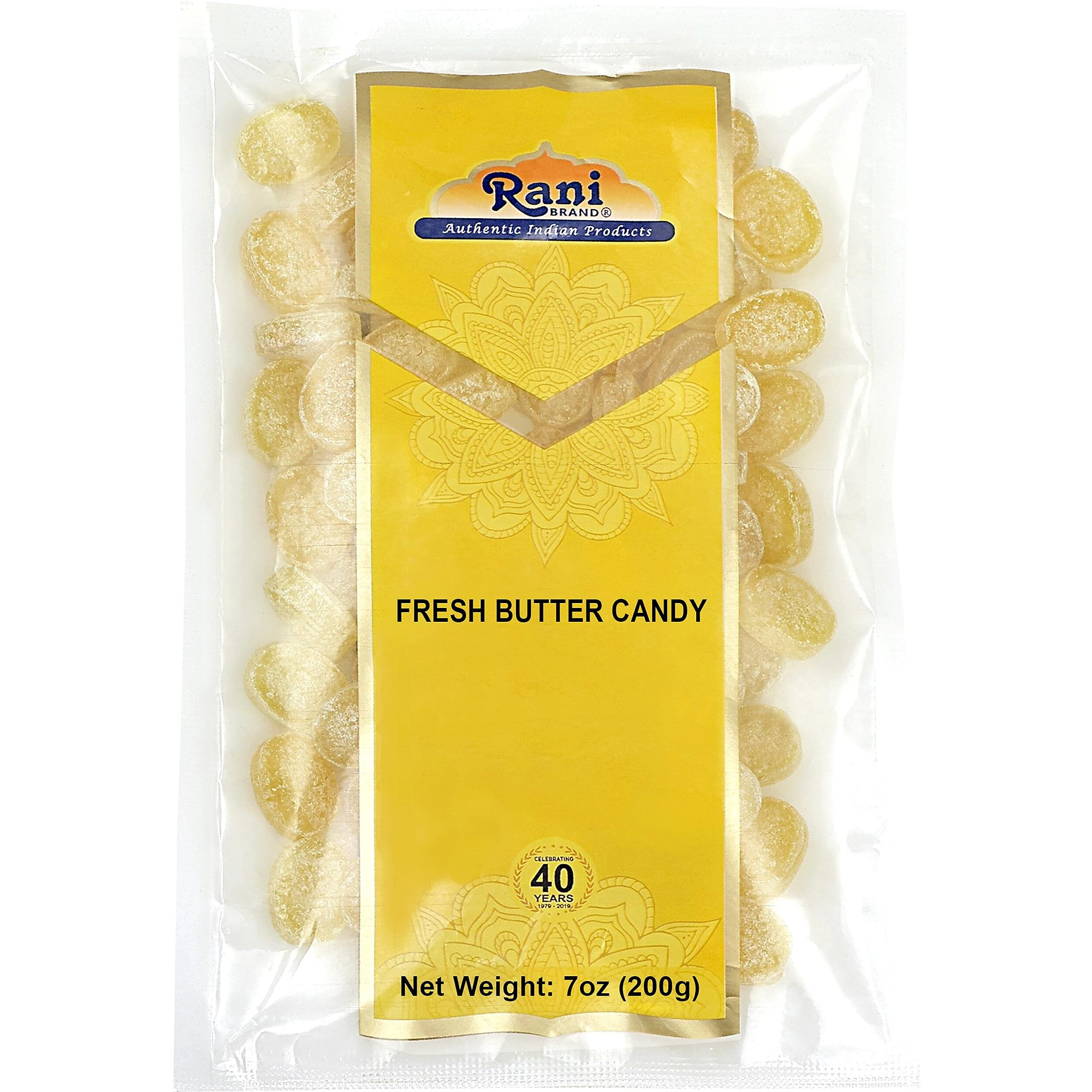 Rani Fresh Butter Candy 7oz (200g) ~ Indian Tasty Treats, Vegan, Gluten Friendly, NON-GMO, Indian Origin