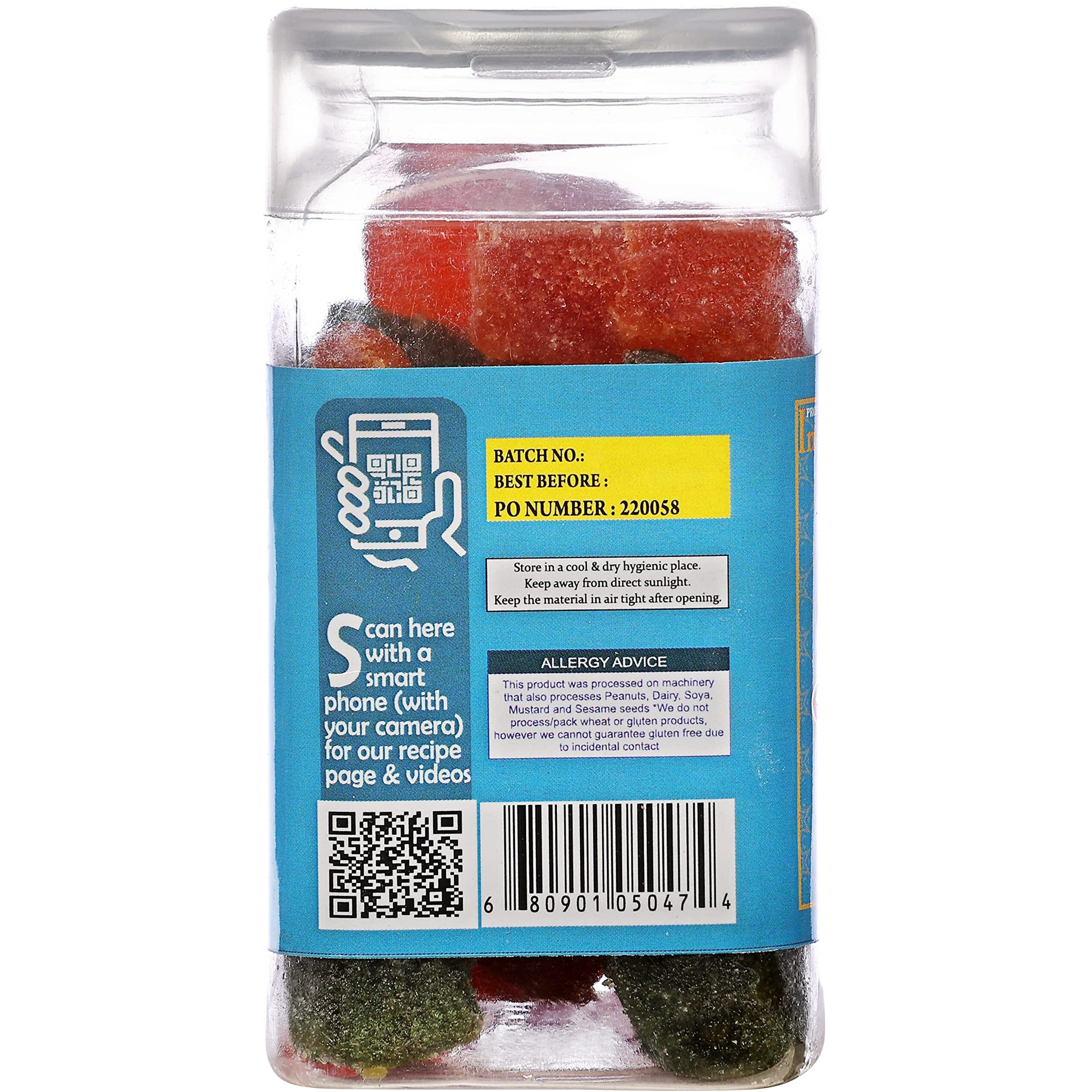 Rani Jelly Cubes 5.25oz (150g) Vacuum Sealed, Easy Open Top, Resealable Container ~ Indian Tasty Treats, Vegan, Gluten Friendly, NON-GMO, Indian Origin