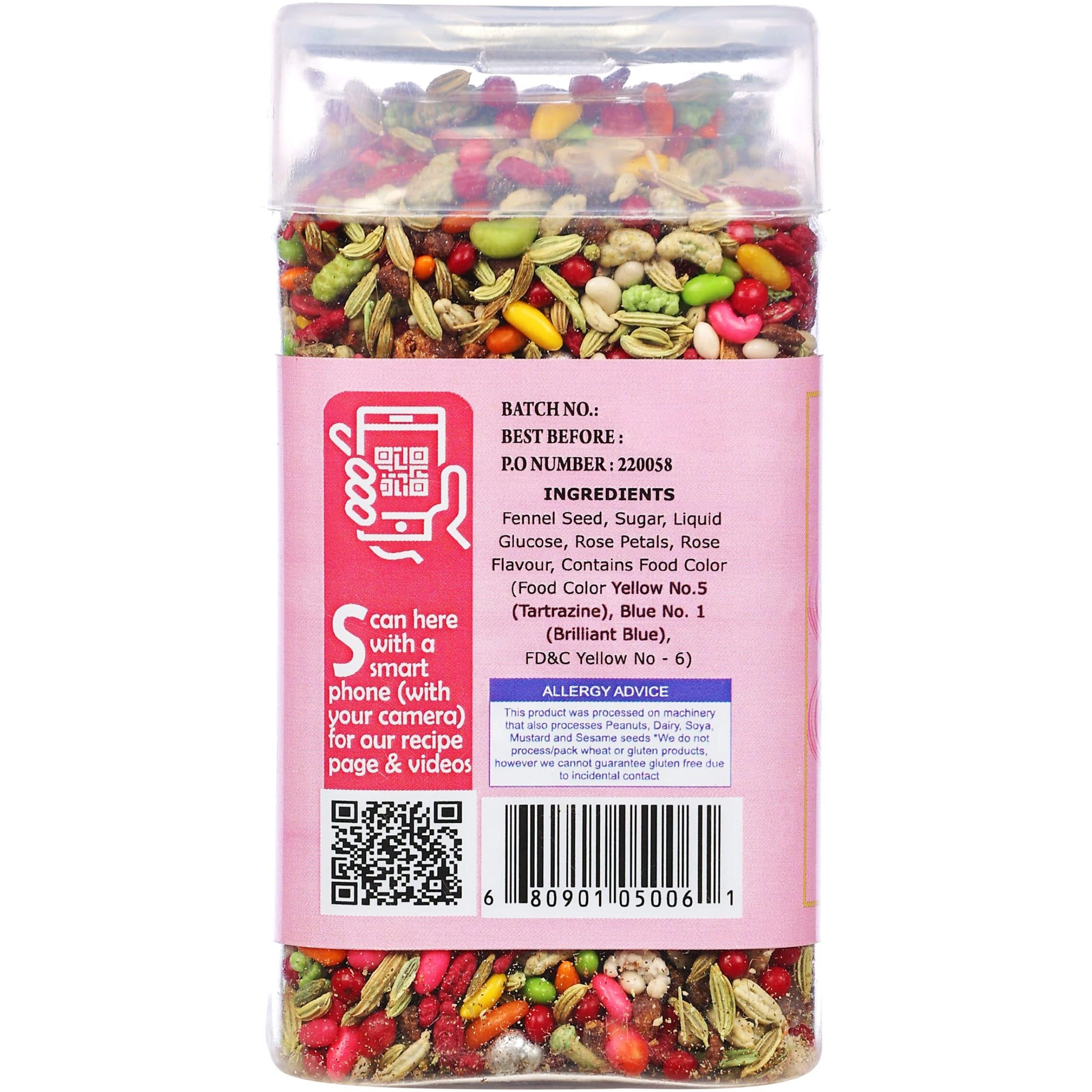 Rani Shahi Saunf 5.25oz (150g) Vacuum Sealed, Easy Open Top, Resealable Container ~ Indian Tasty Treats, Vegan, Gluten Friendly, NON-GMO, Indian Origin