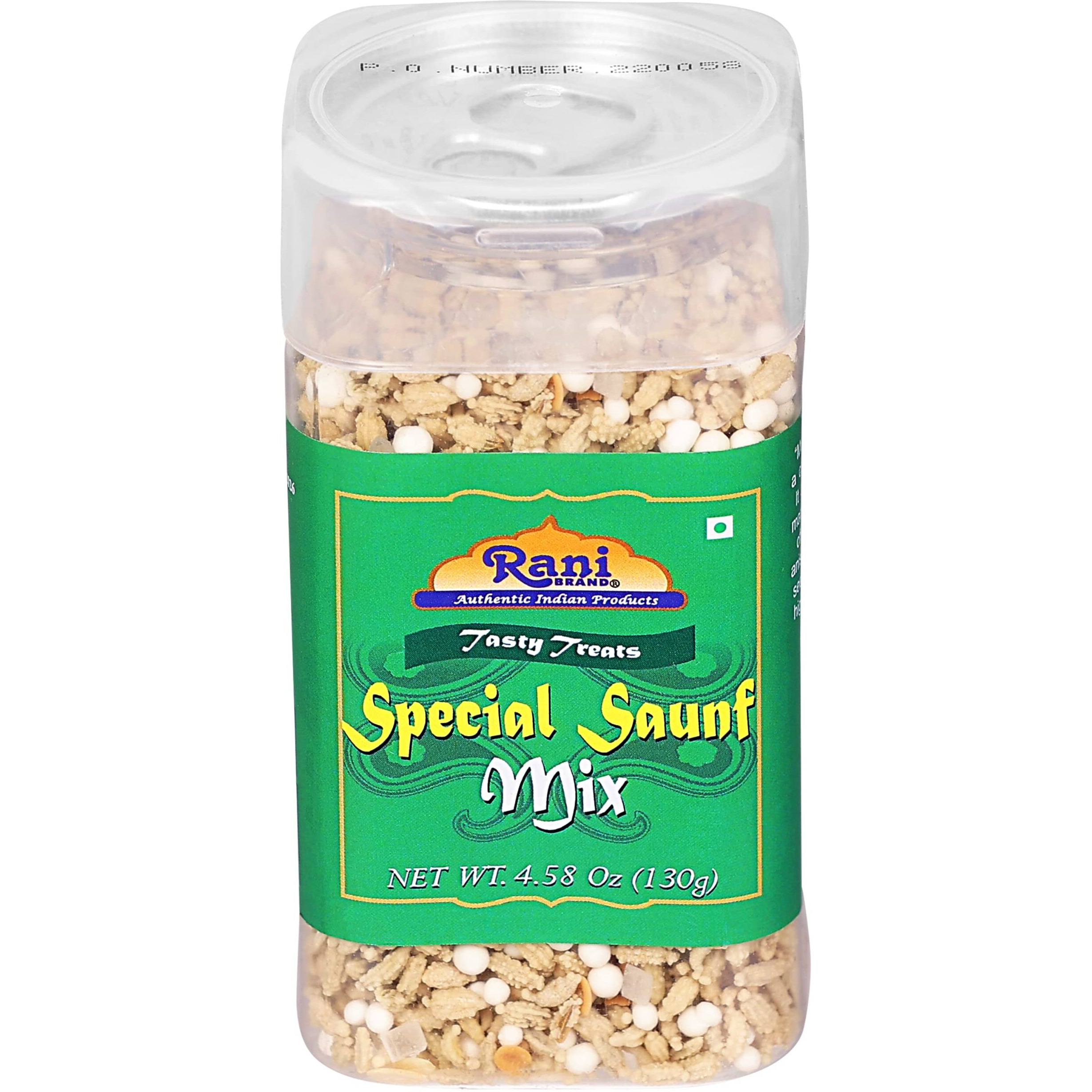 Rani Special Saunf Mix 4.58oz (130g) Vacuum Sealed, Easy Open Top, Resealable Container ~ Indian Tasty Treats, Vegan, Gluten Friendly, NON-GMO, Indian Origin (Size 4.58oz (130g))