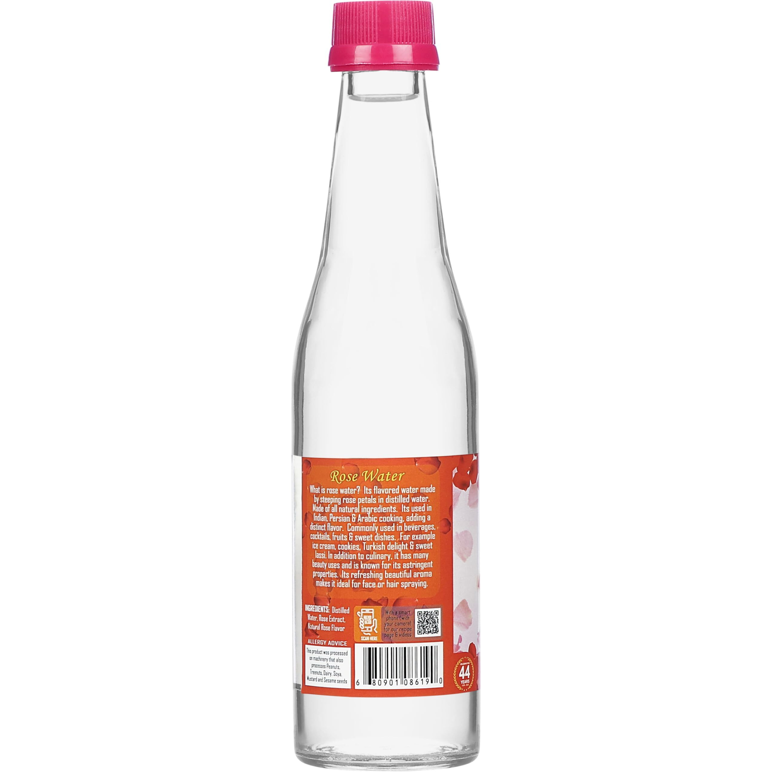 Rani Red Rose Water (Floral Essence of Rose) 8.5 fl oz (250ml) Glass Jar ~ All Natural, Vegan, Gluten Free, NON-GMO, Kosher, Indian Origin