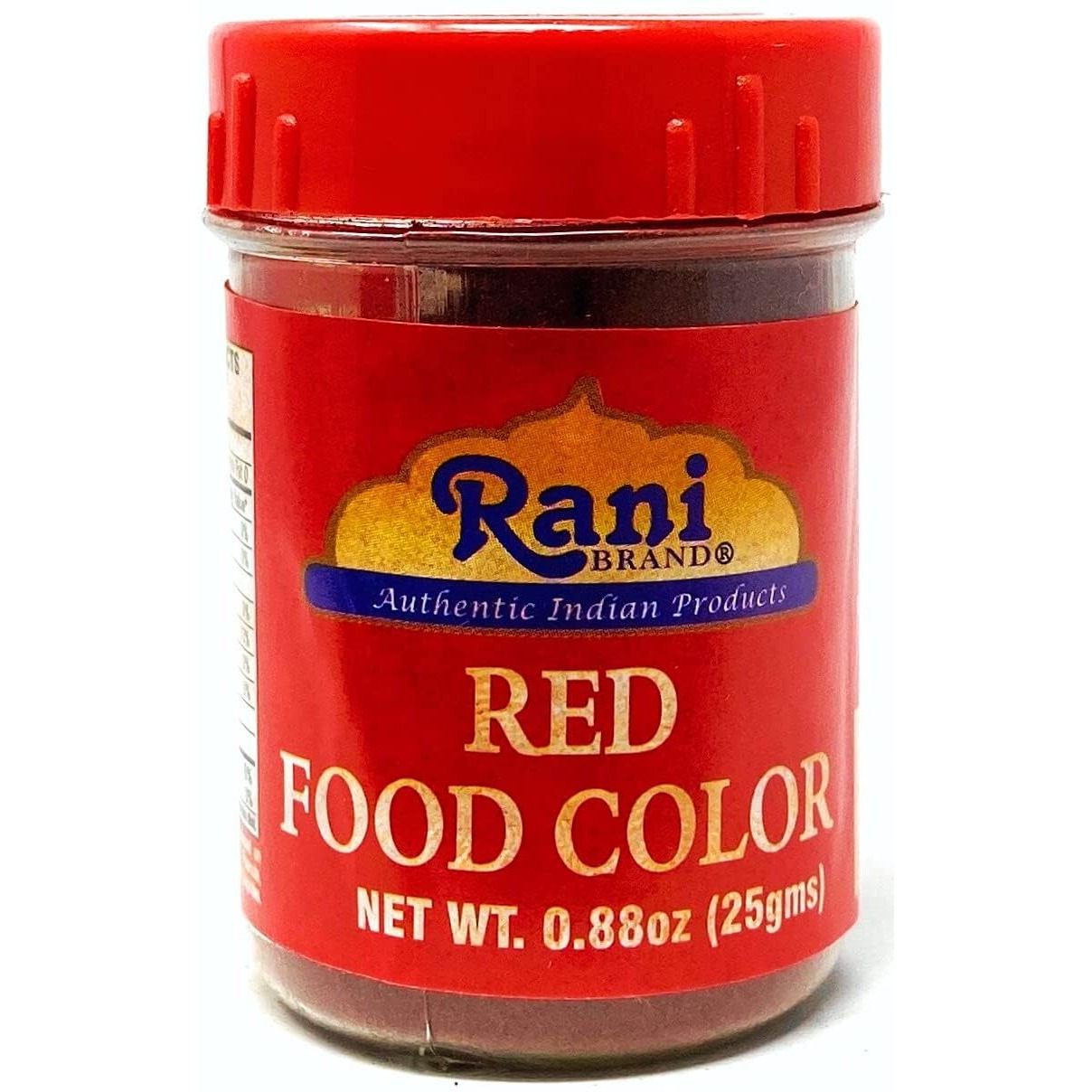 Rani Red, Orange, Green & Yellow (4pk) Food Color Indian 4x25gm (0.88oz) ~ Vegan