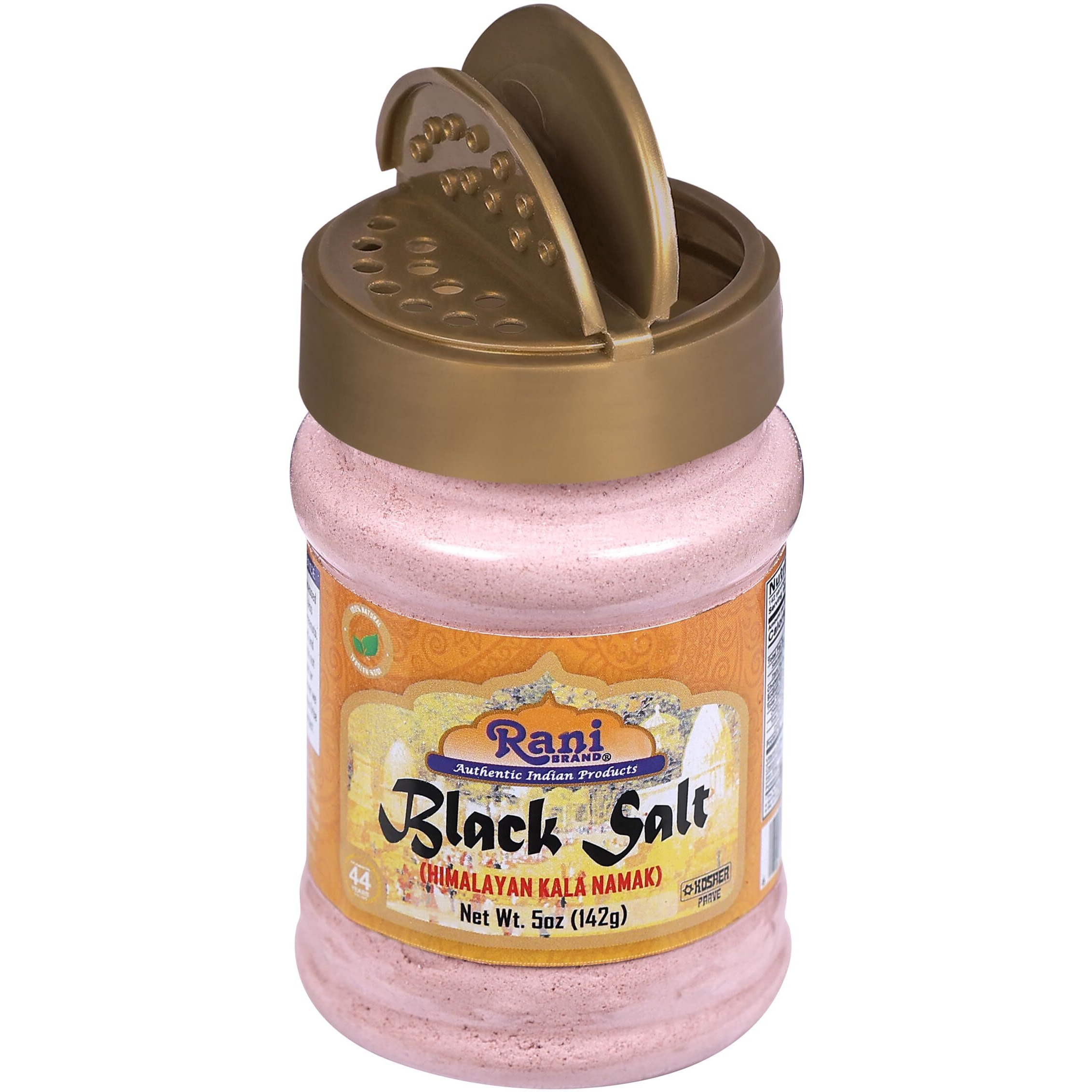 Rani Black Salt Powder (Kala Namak) Mineral 5oz (142g) PET Jar, Pack of 12 ~ Unrefined, Pure and Natural, Vegan, Gluten Friendly, NON-GMO, Kosher, Indian Origin, Perfect for Tofu Scramble
