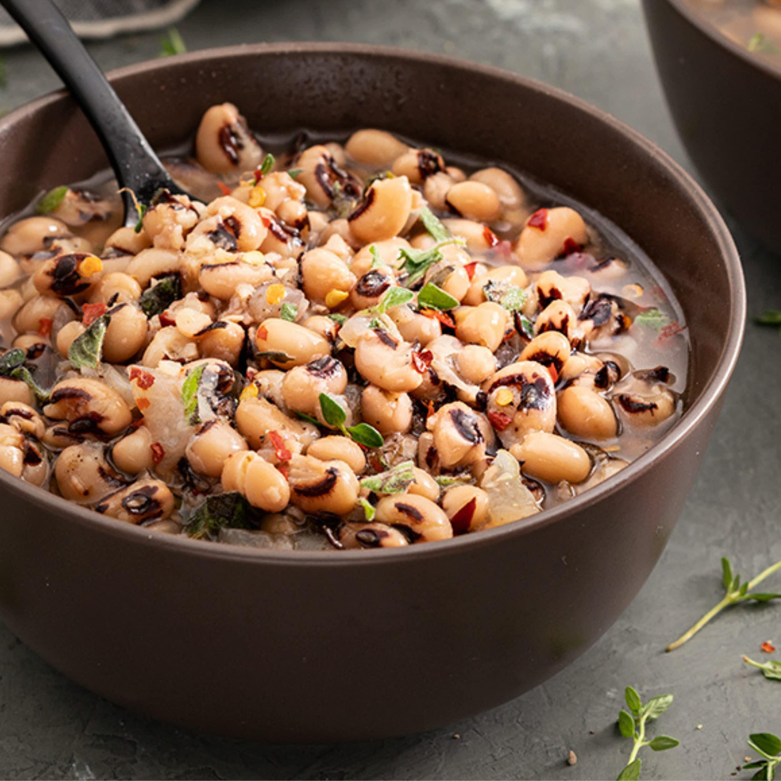 Rani Black Eyed Peas, Dried Cowpeas (Lobhia) 128oz (8lbs) 3.63kg Bulk ~ All Natural, Vegan, Kosher, Gluten Friendly, Product of USA