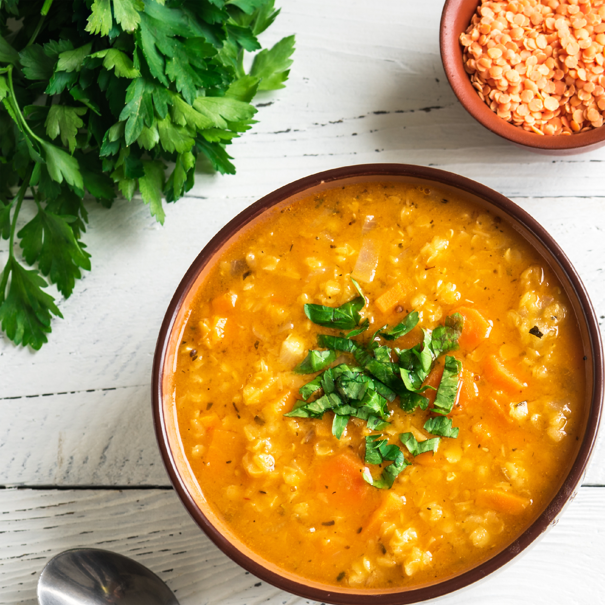 Rani Masoor Dal (Indian Red Lentils) Split Gram 400oz (25lbs) 11.36kg Bulk Box ~ All Natural, Gluten Friendly, NON-GMO, Vegan, Indian Origin
